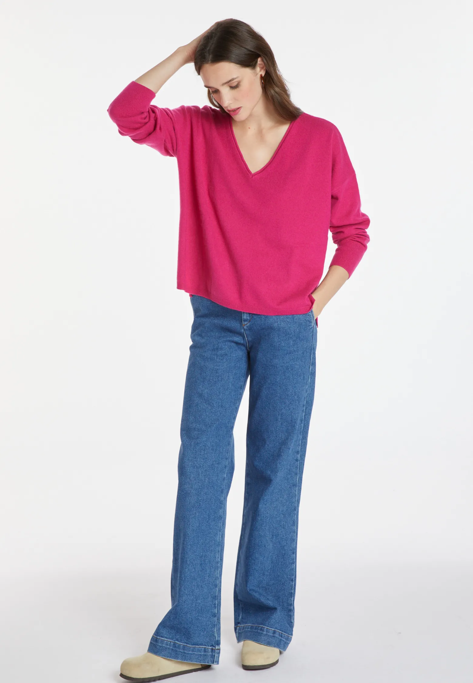 Montagut Short cashmere sweater - Alex