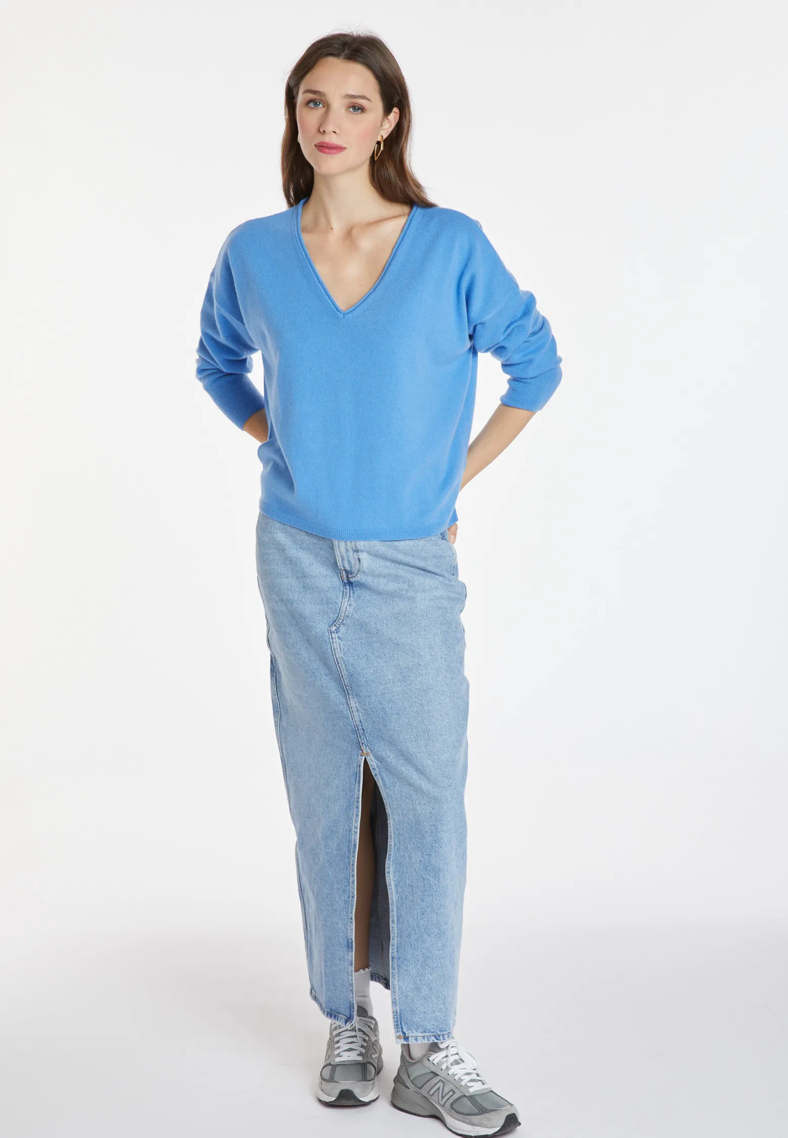 Montagut Short cashmere sweater - Alex