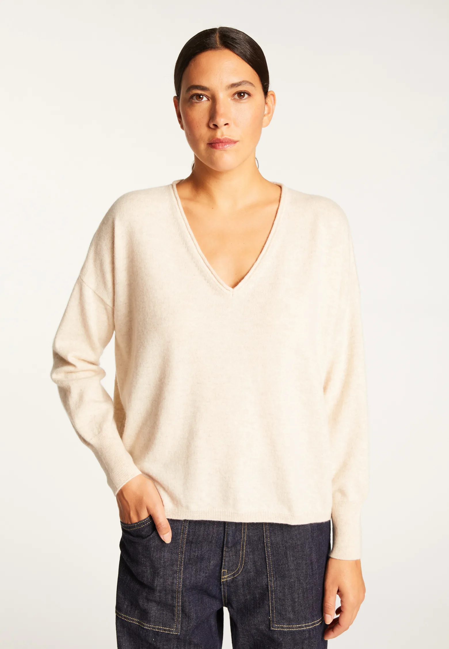 Montagut Short cashmere sweater - Alex