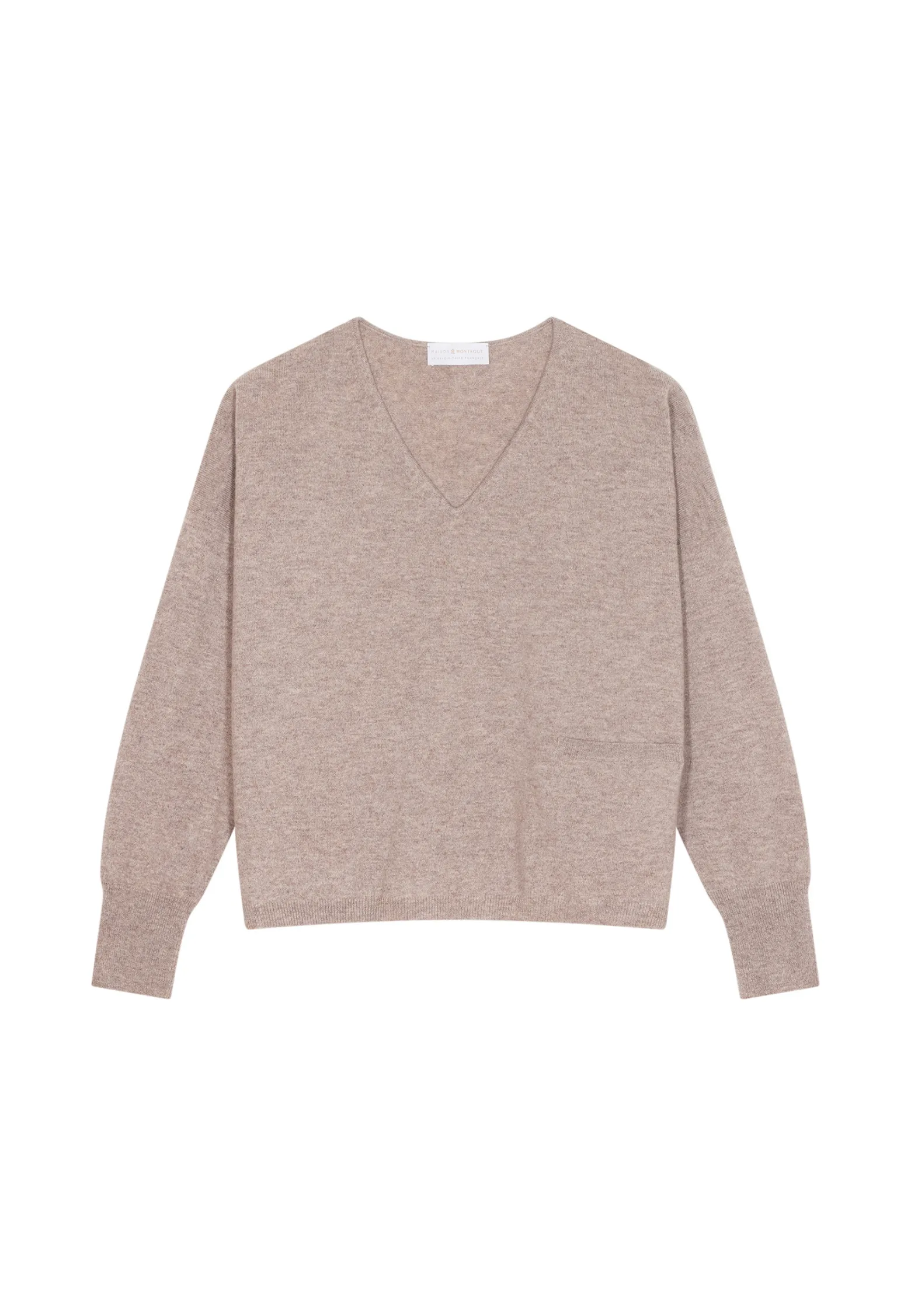 Montagut Short cashmere sweater with pocket - Balba