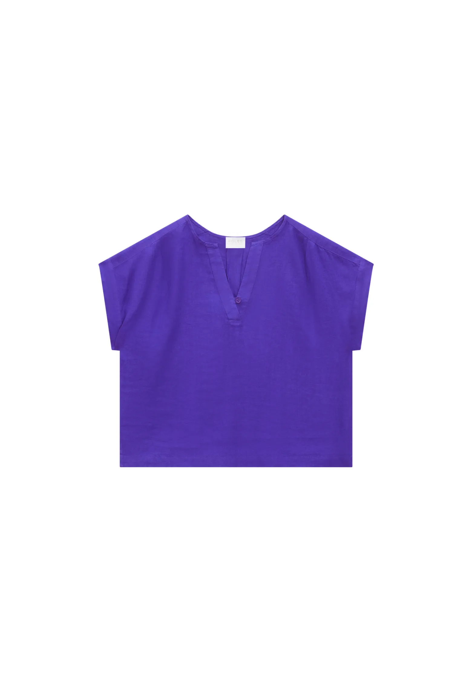 Montagut Short sleeve linen blouse - Virginie