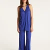 Montagut Short sleeved slub linen vest - Dara