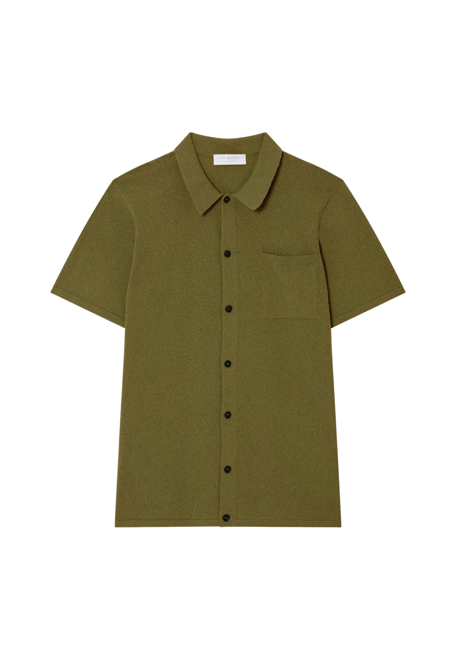 Montagut Short-sleeved brushed cotton shirt - Dominique