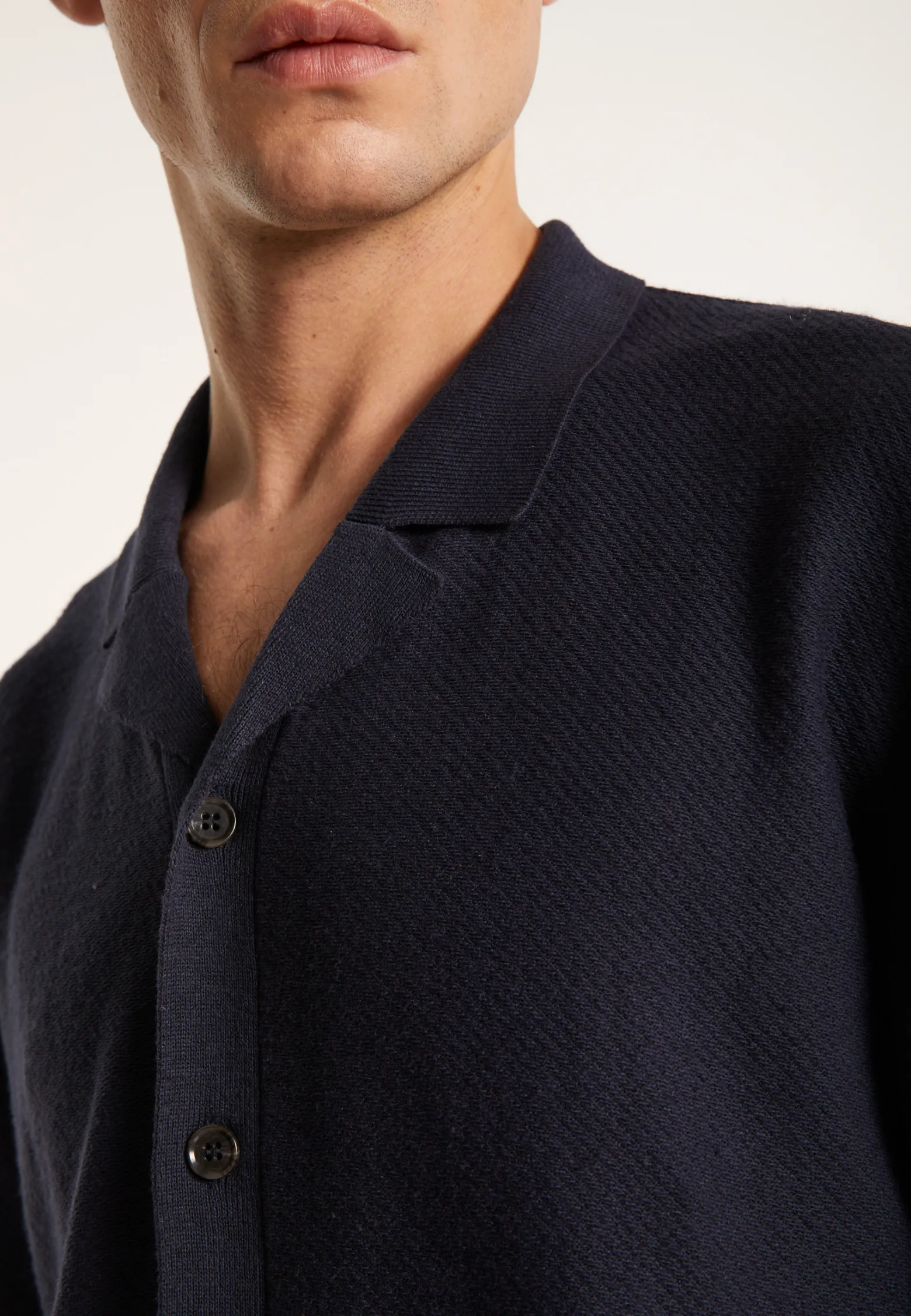 Montagut Short-sleeved cotton and linen shirt - Igino