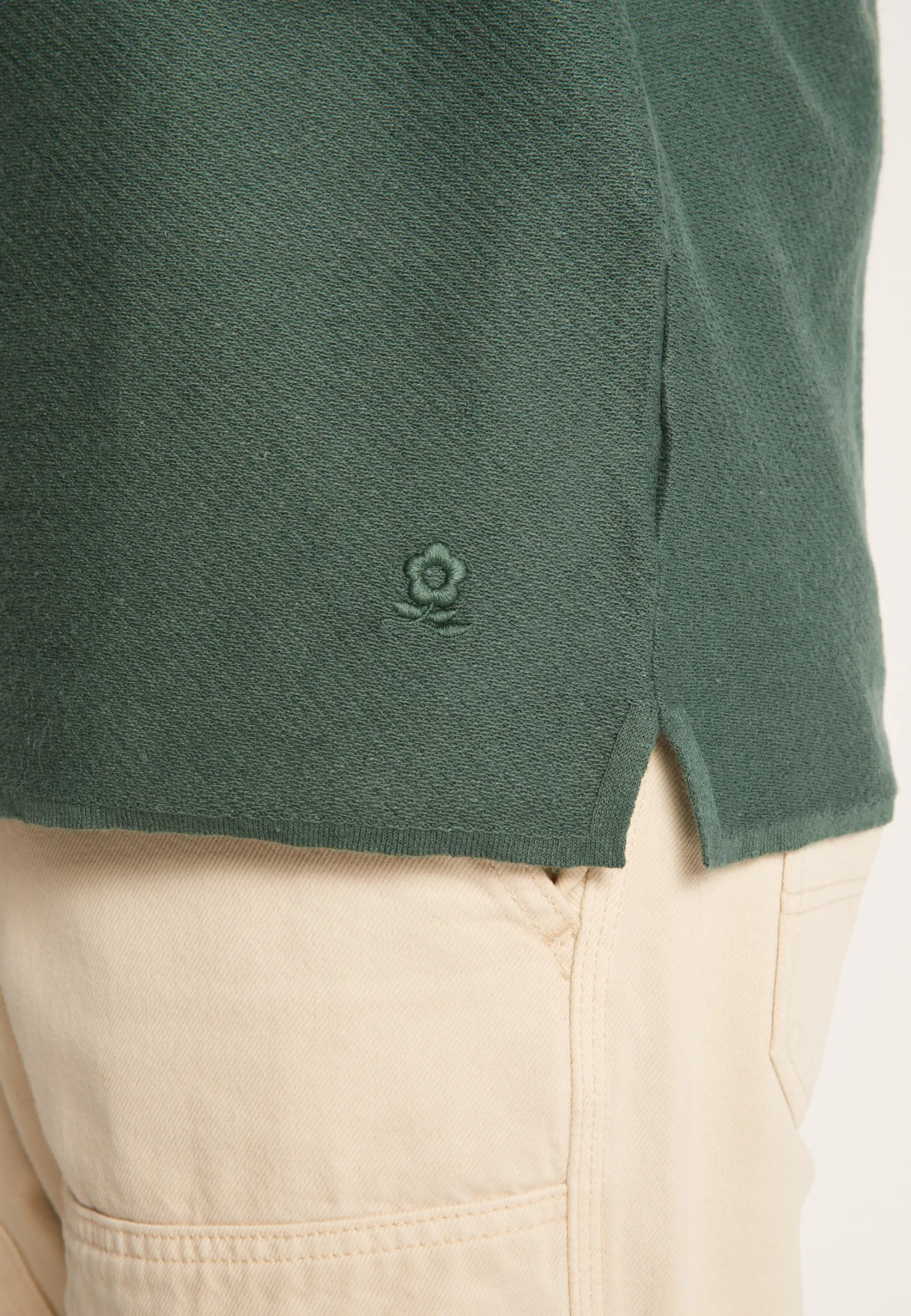 Montagut Short-sleeved cotton and linen shirt - Igino