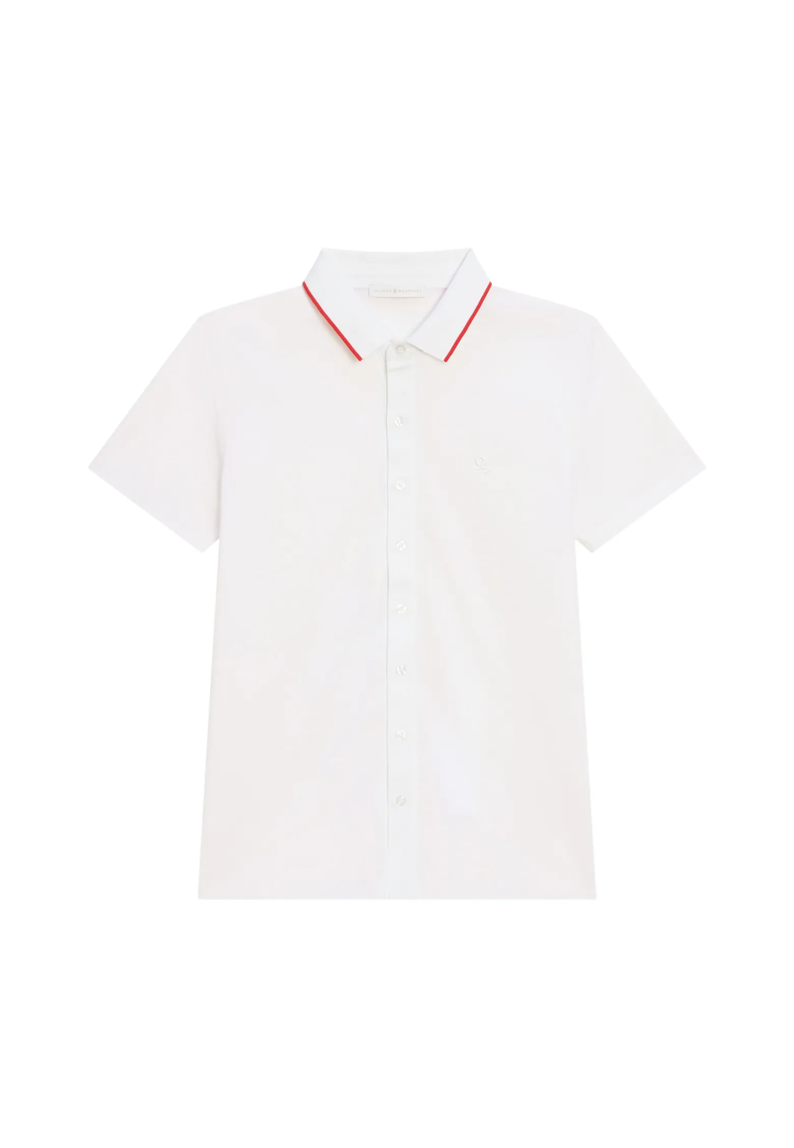 Montagut Short-sleeved cotton jersey shirt - Baccara