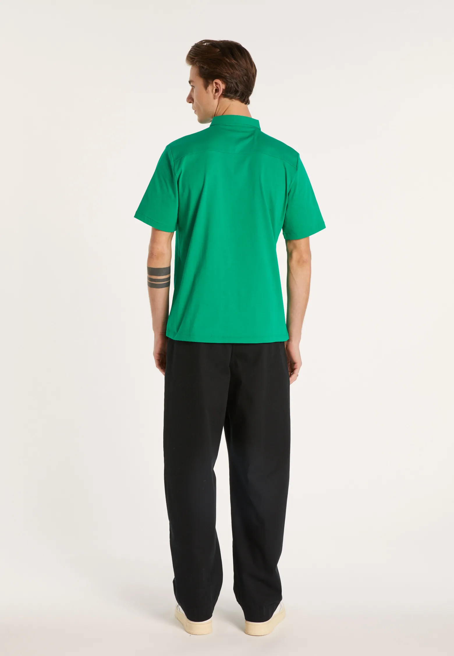Montagut Short-sleeved cotton shirt - LAURIER