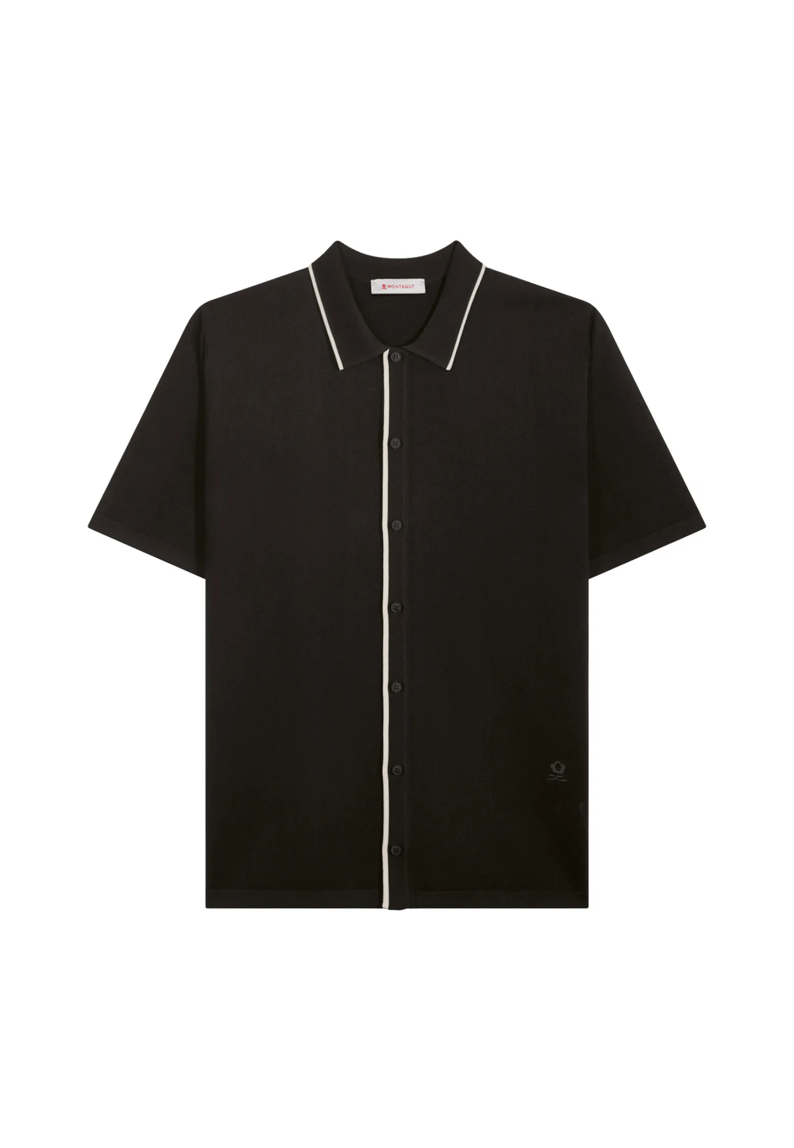 Montagut Short-sleeved shirt in Fil Lumière - Roman