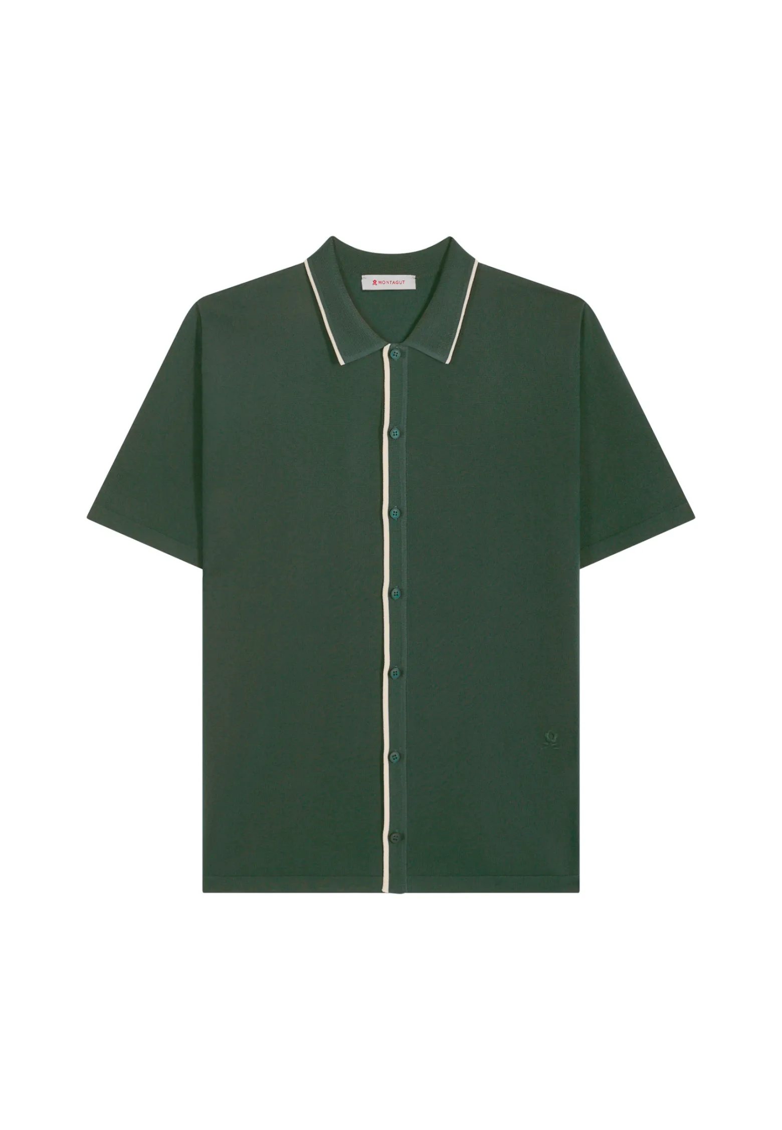 Montagut Short-sleeved shirt in Fil Lumière - Roman