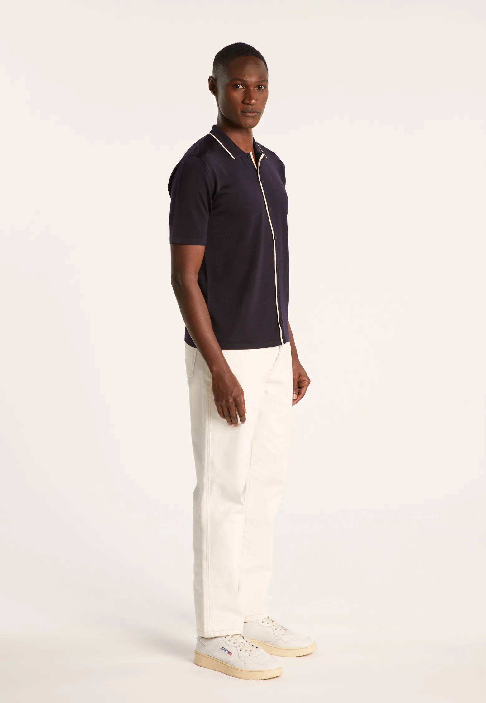 Montagut Short-sleeved shirt in Fil Lumière - Roman