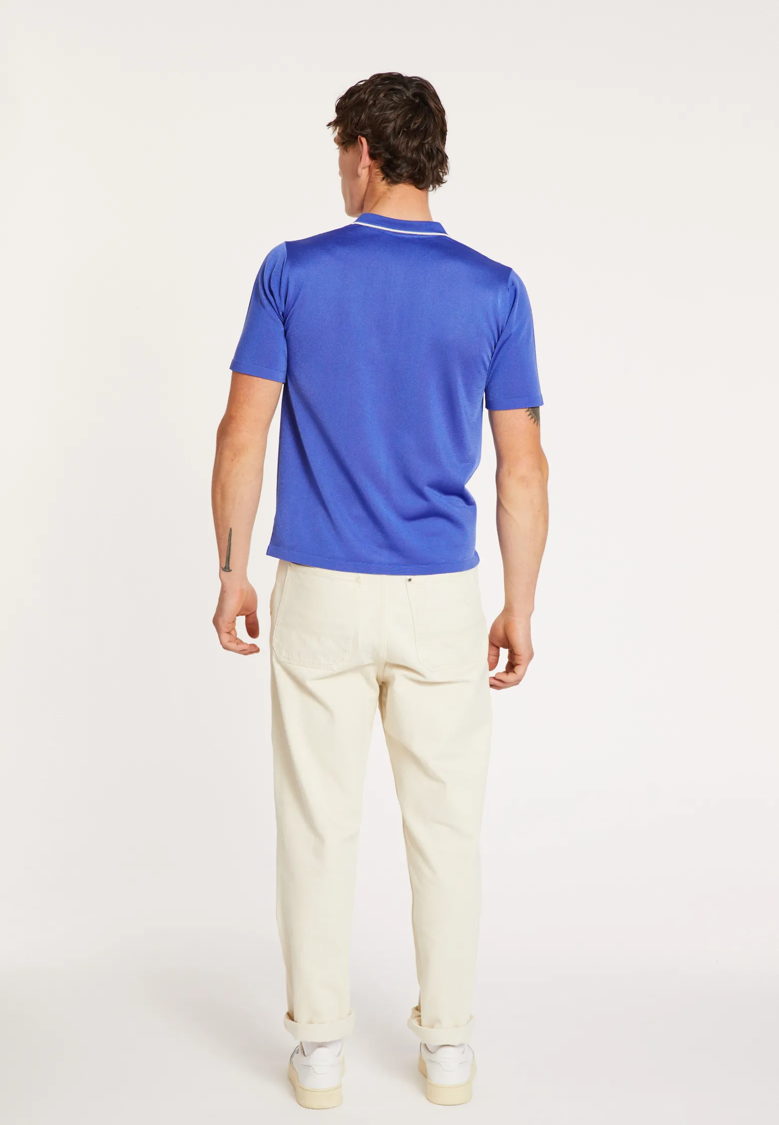 Montagut Short-sleeved shirt in Fil Lumière - Roman