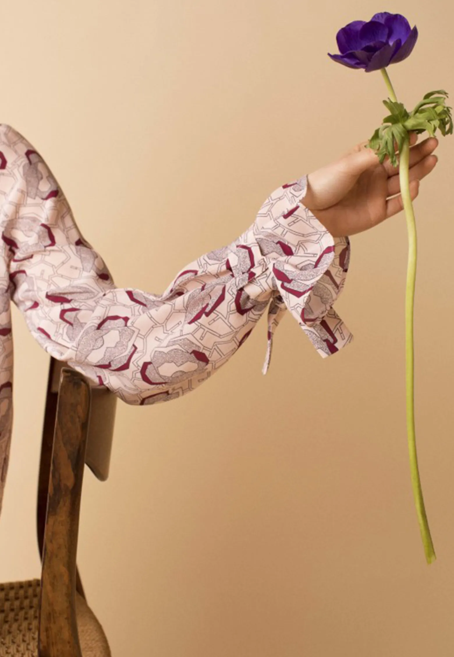 Montagut Silk blouse Maison x Maison Martin Morel - Exode