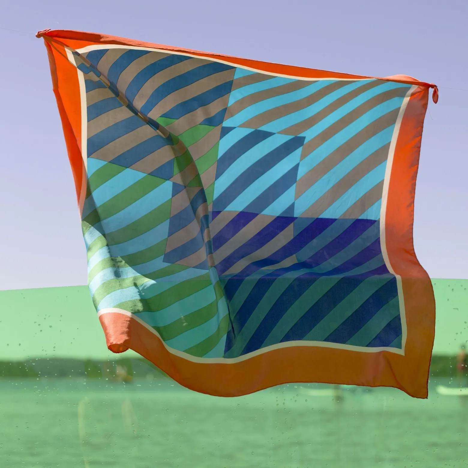Montagut 100% silk scarf - Florine