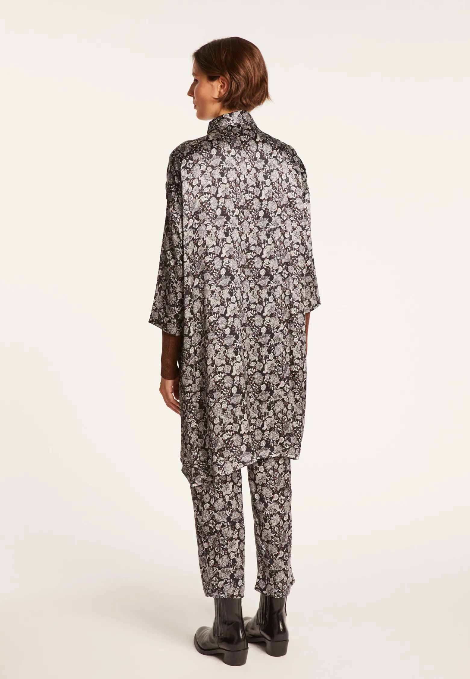 Montagut Silk shirt-dress by Maison & Maison Martin Morel - Gaspar