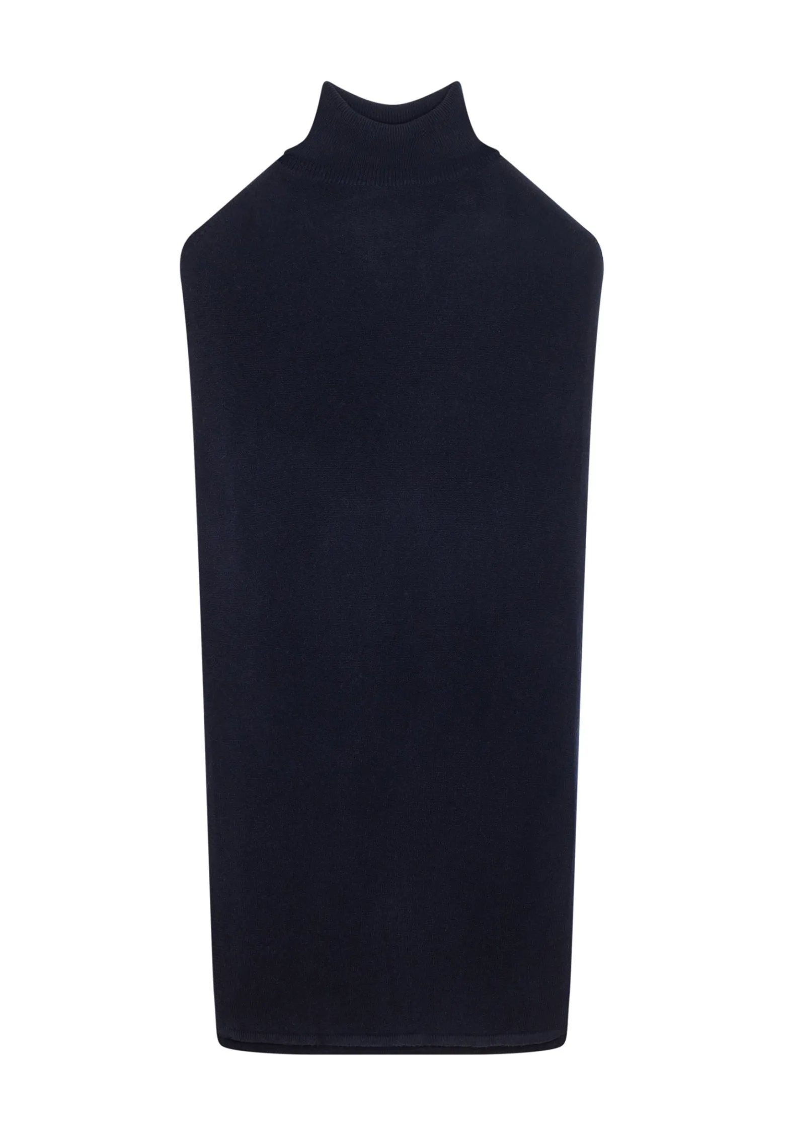 Montagut Sleeveless high neck tunic in wool and cashmere - Garance