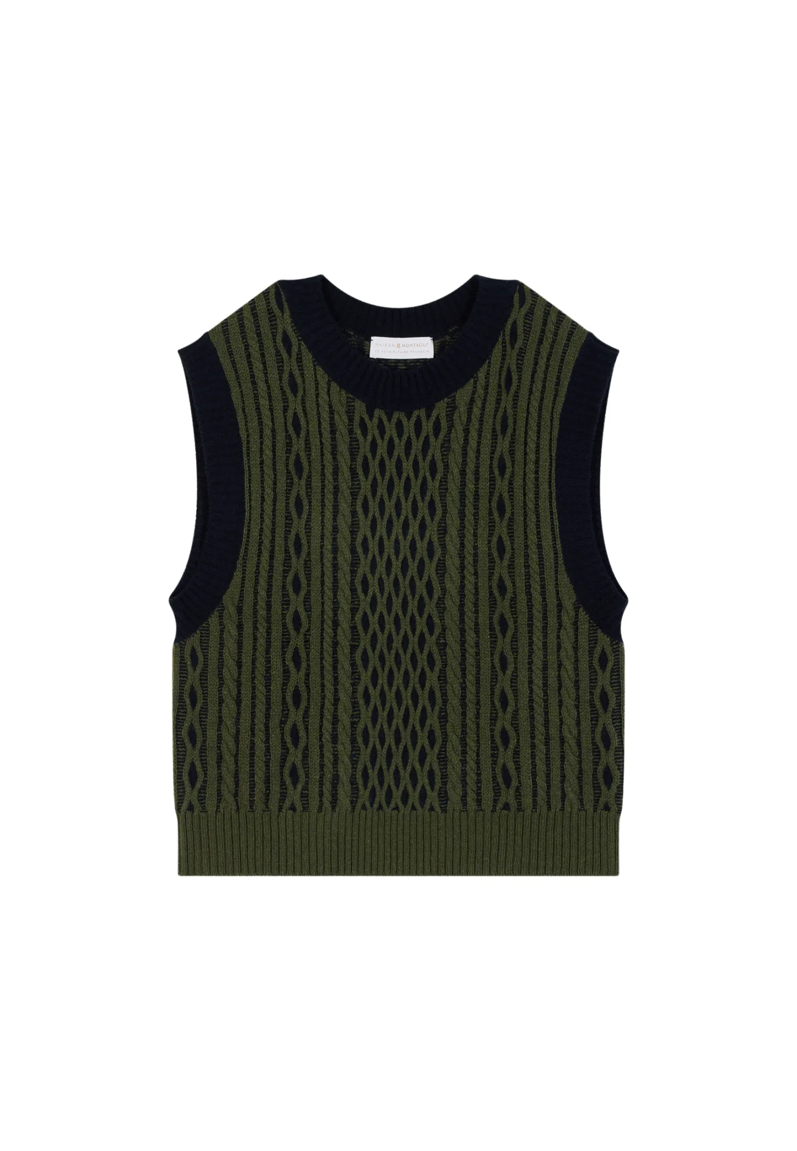 Montagut Sleeveless wool and cashmere sweater - Clotilde