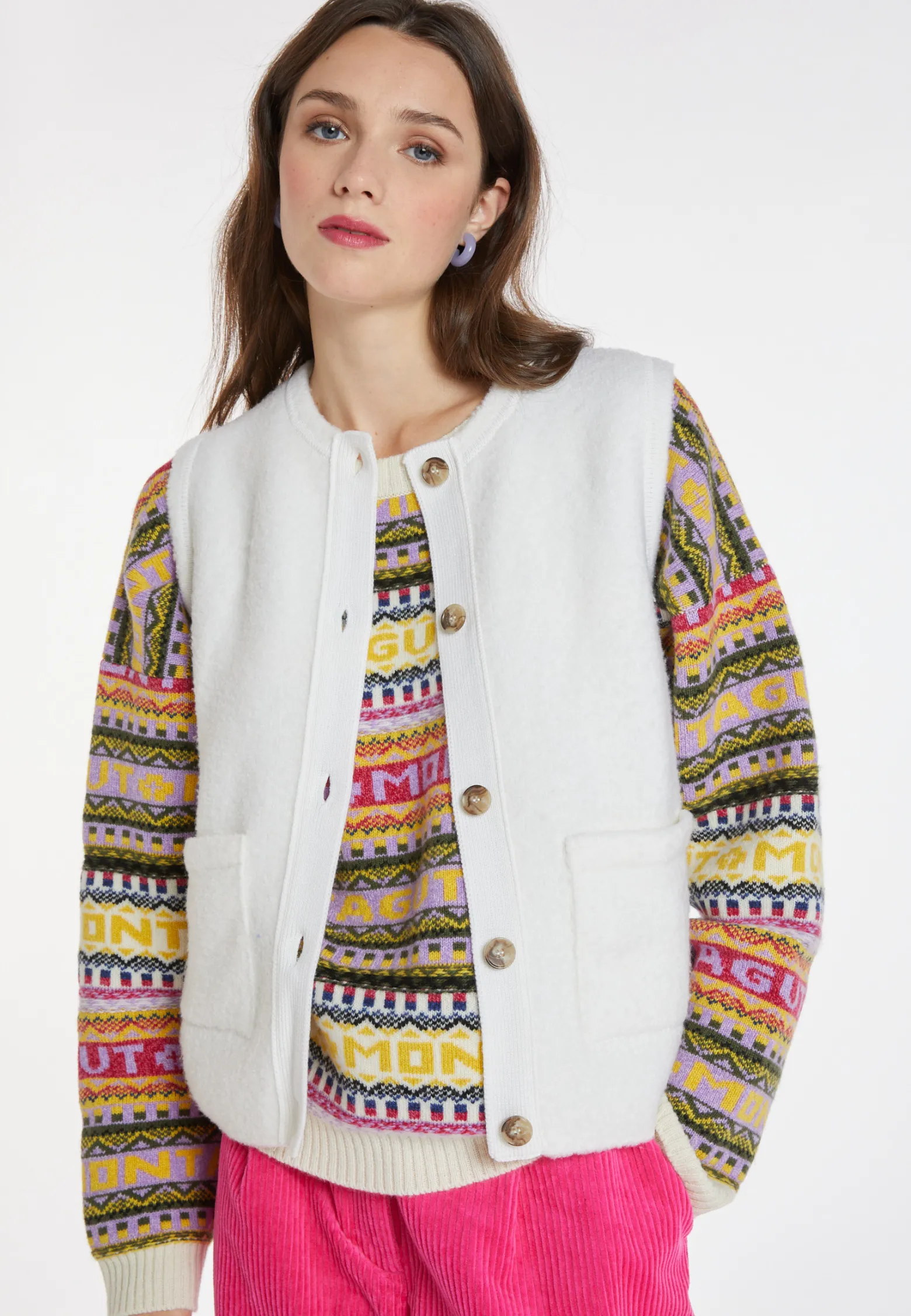 Montagut Sleeveless wool jacket - Cassidy