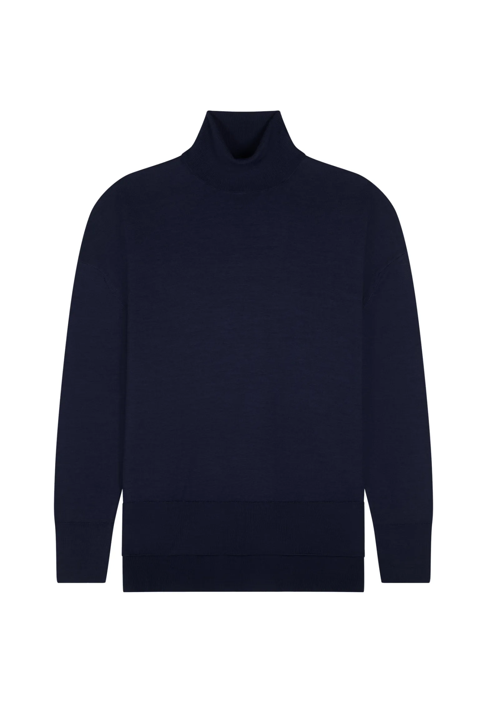 Montagut Slit turtleneck sweater in merino wool - Amy