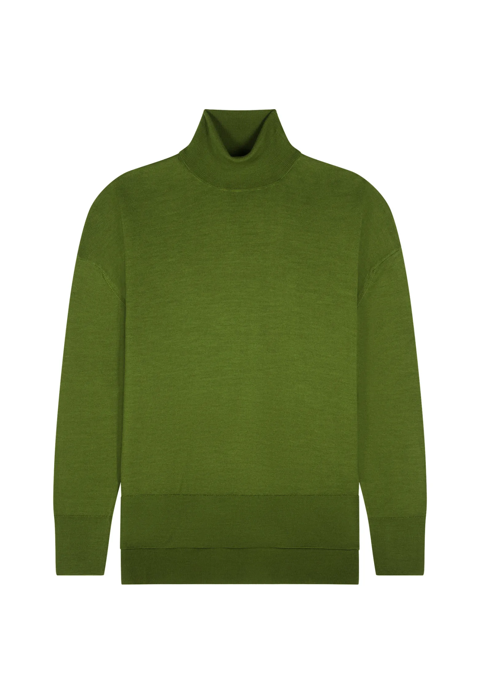 Montagut Slit turtleneck sweater in merino wool - Amy