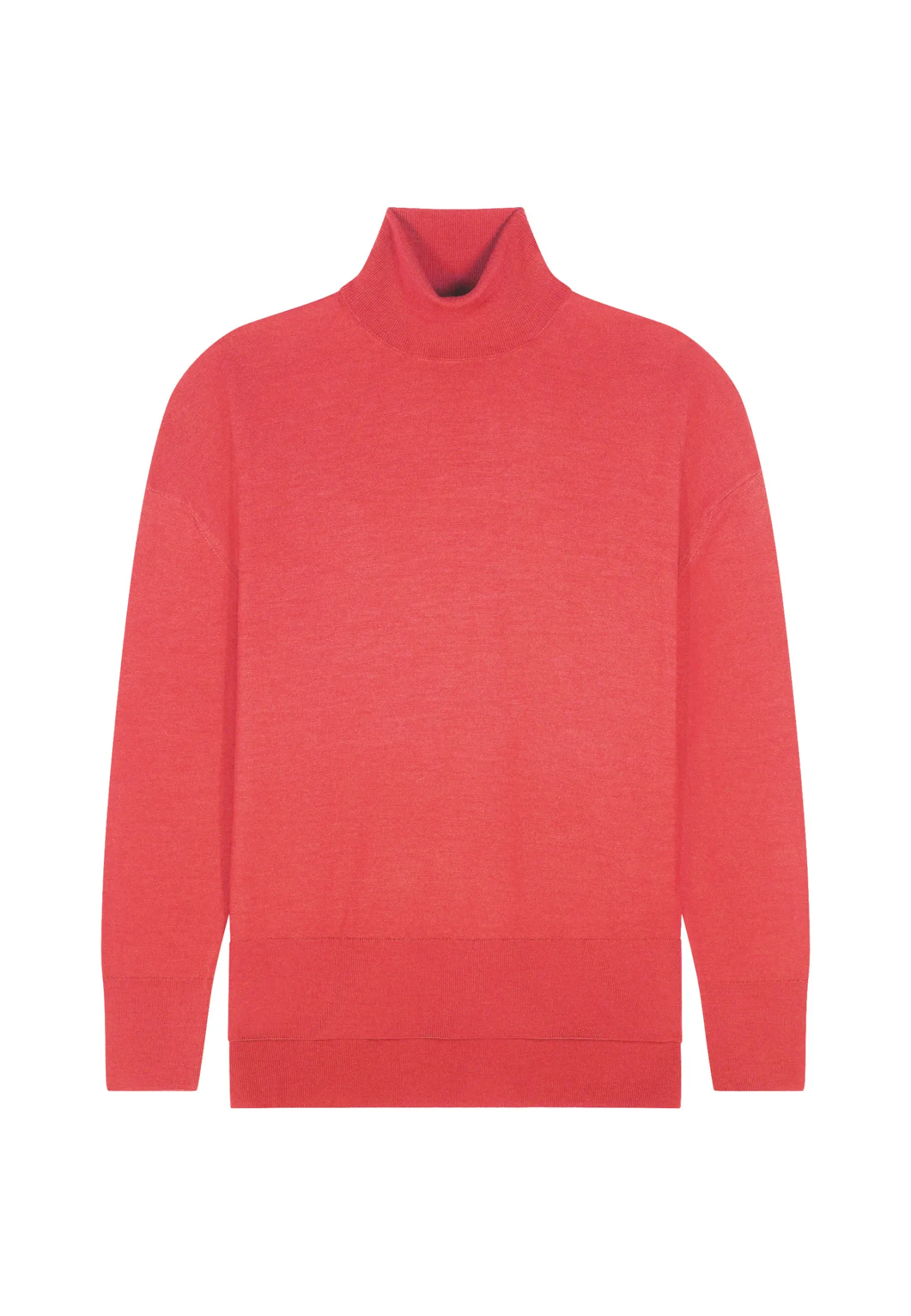 Montagut Slit turtleneck sweater in merino wool - Amy