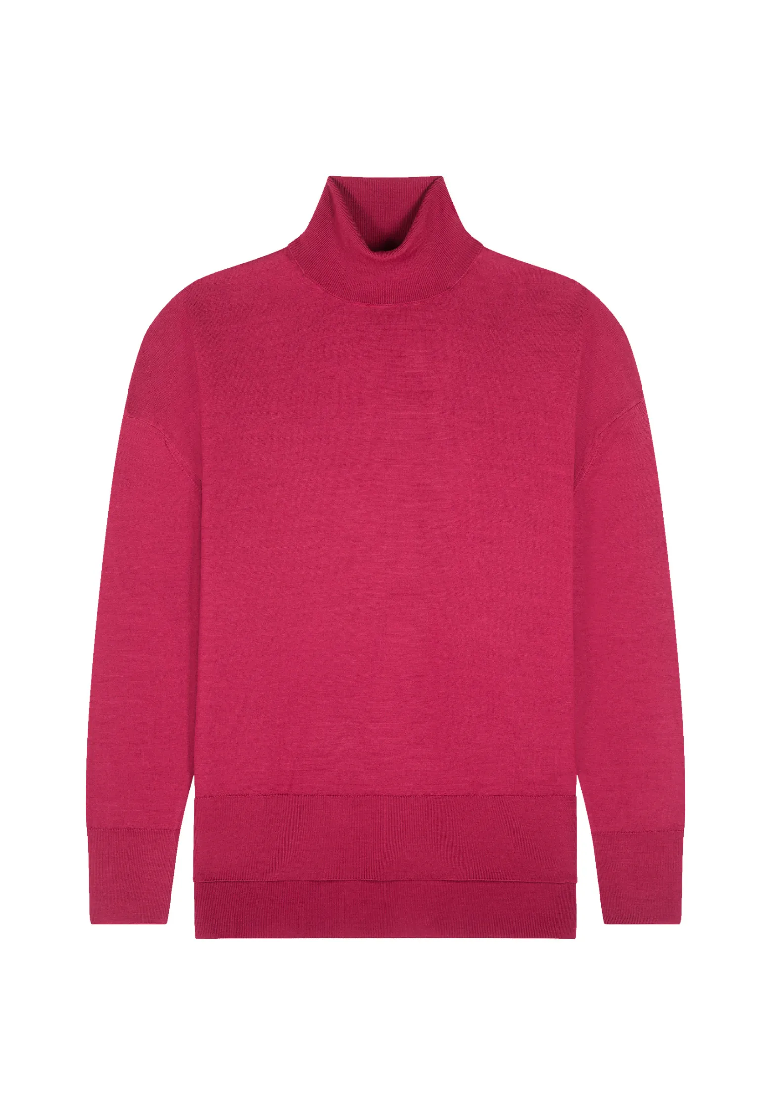 Montagut Slit turtleneck sweater in merino wool - Amy