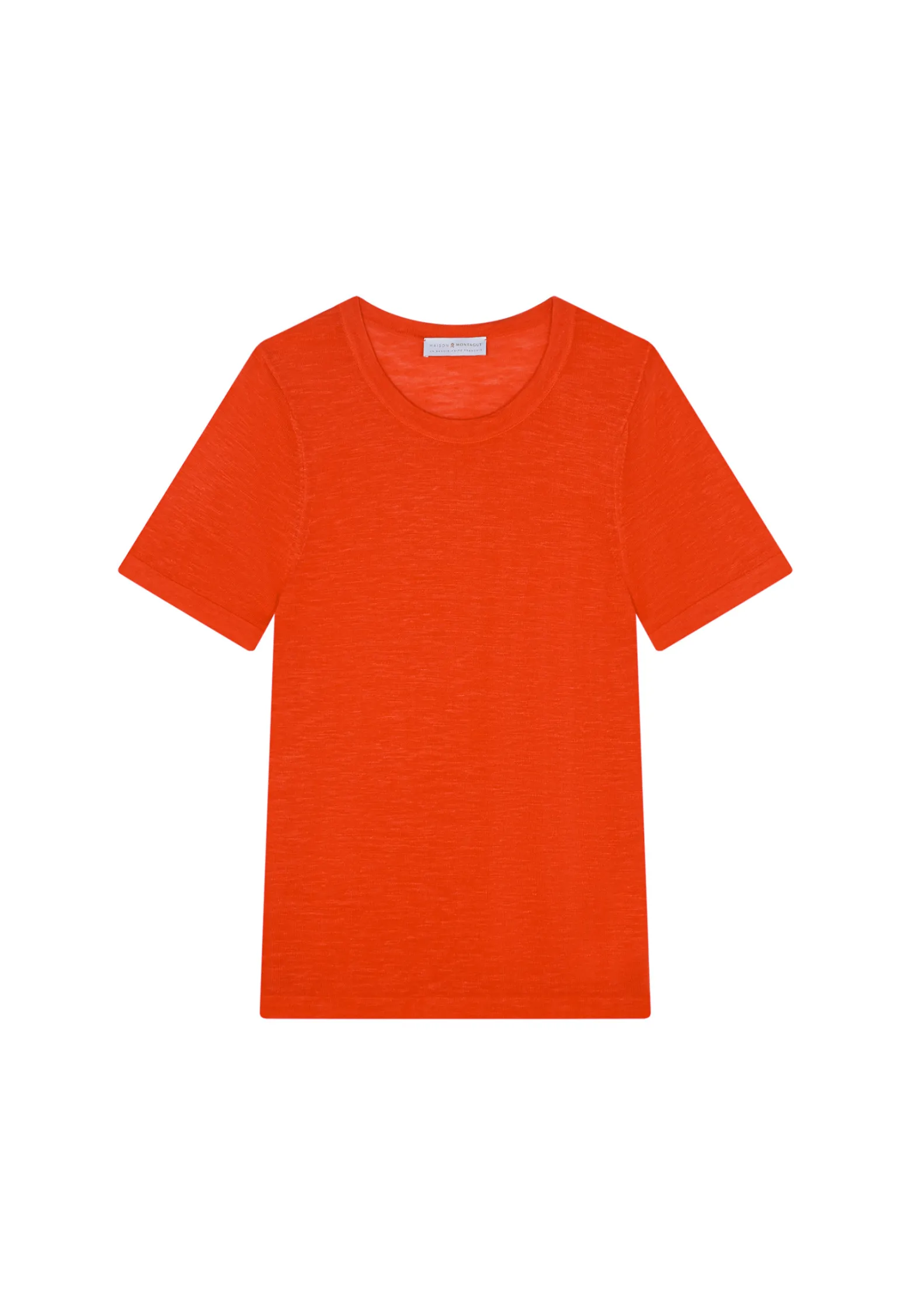 Montagut Slub linen crew neck t-shirt - Lucie