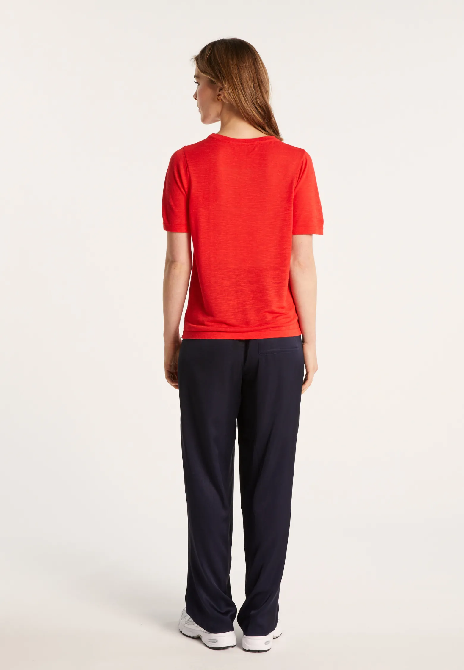Montagut Slub linen crew neck t-shirt - Lucie