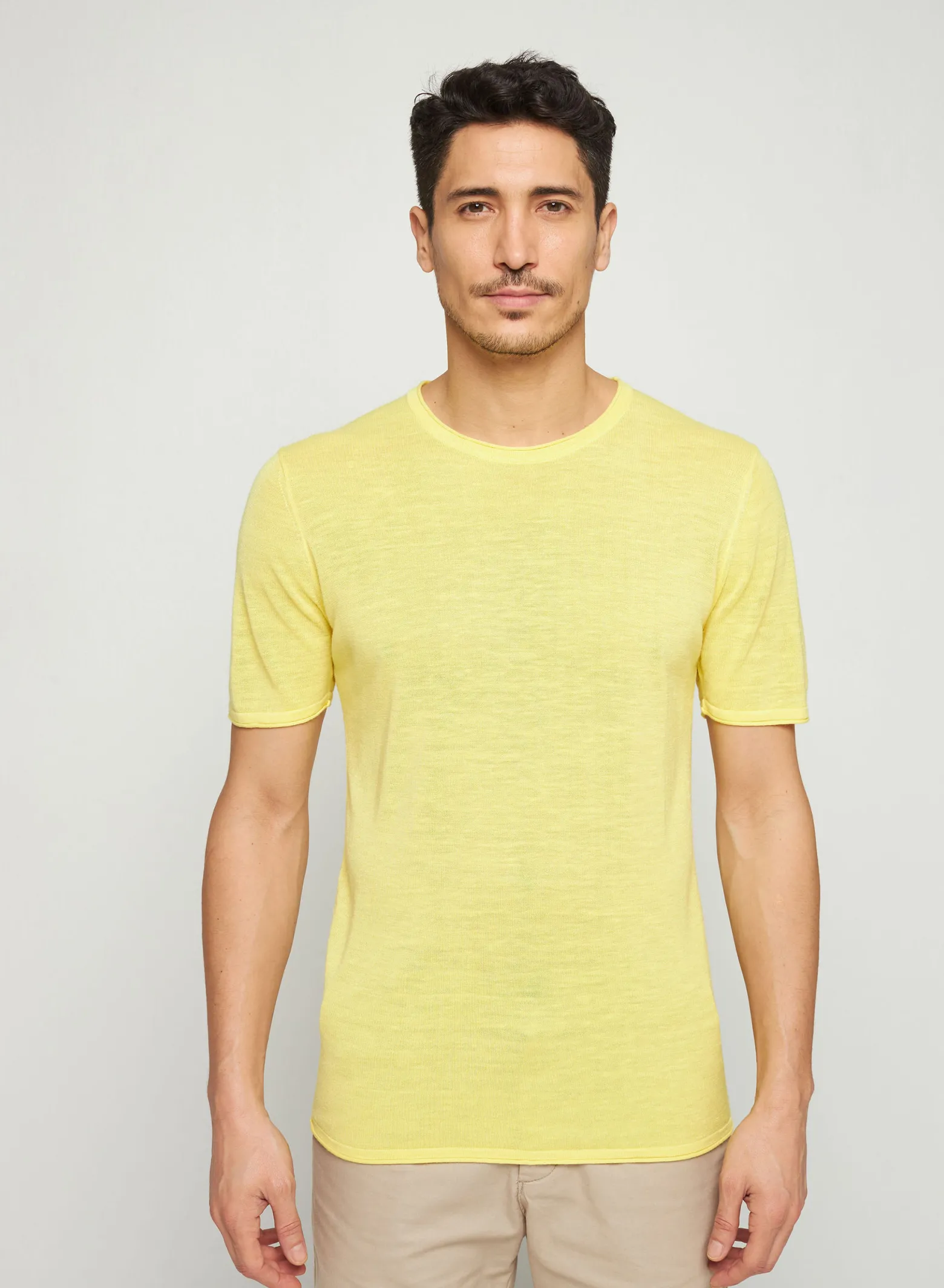 Montagut Slub linen round neck T-shirt - Renaud