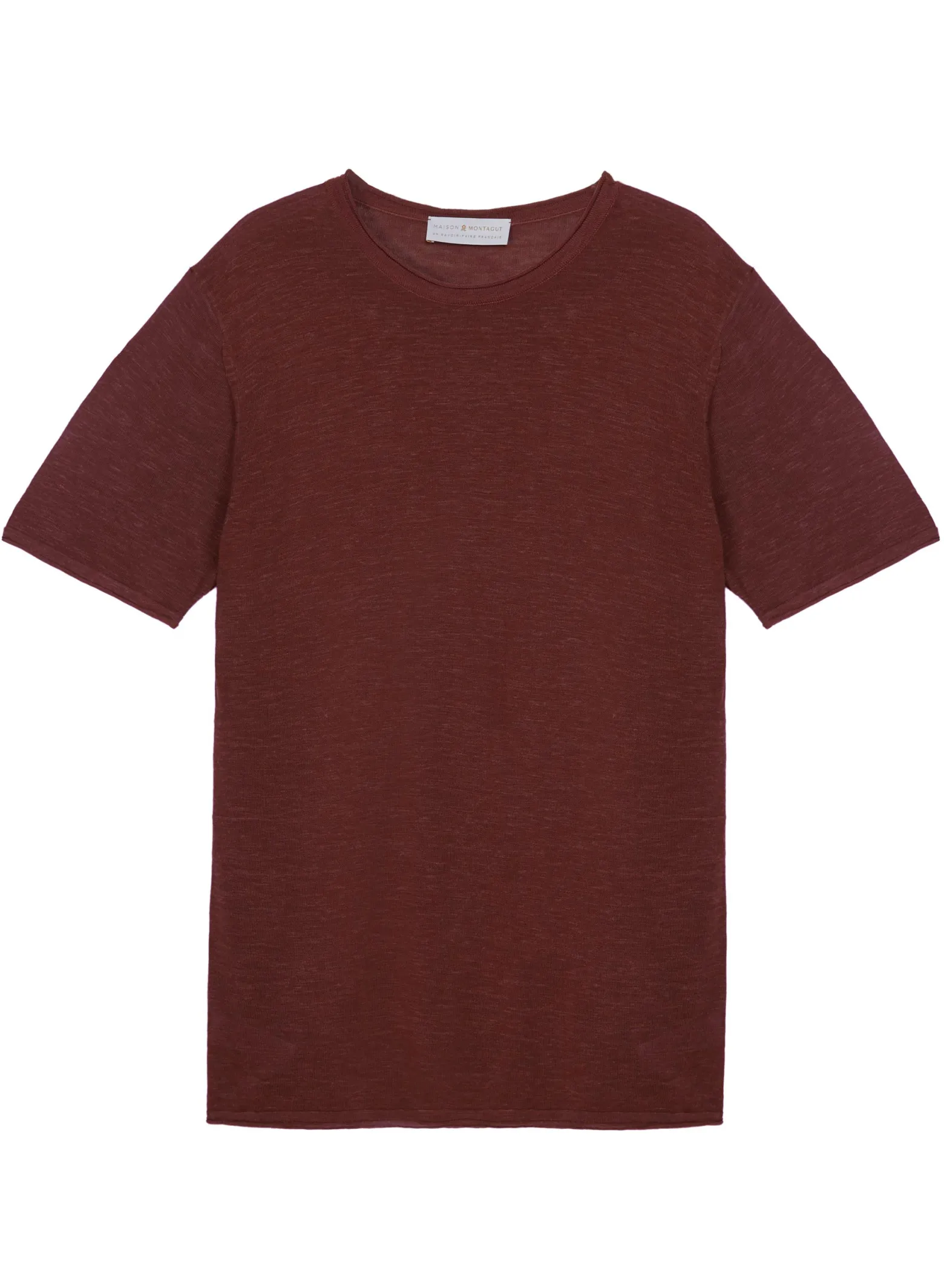 Montagut Slub linen round neck T-shirt - Renaud