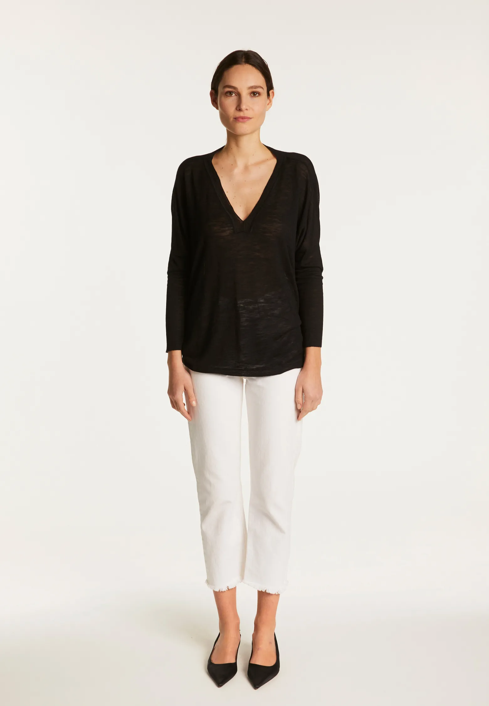 Montagut Slub linen sweater - Beja