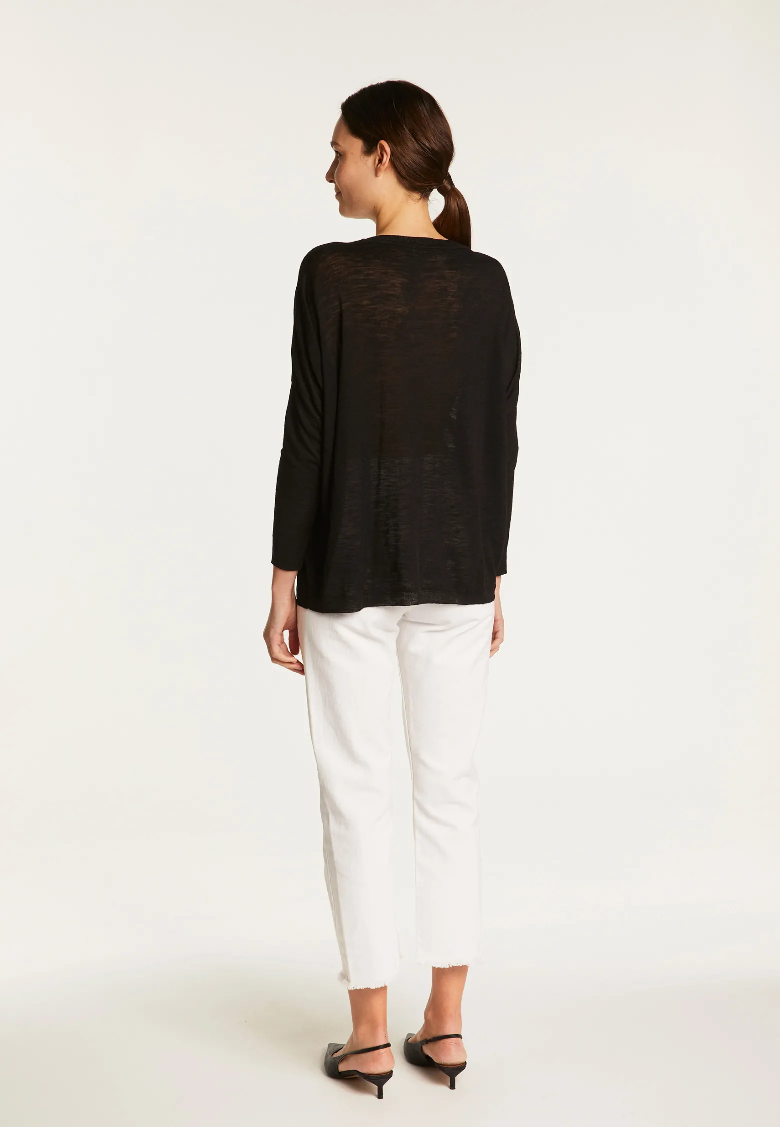Montagut Slub linen sweater - Beja