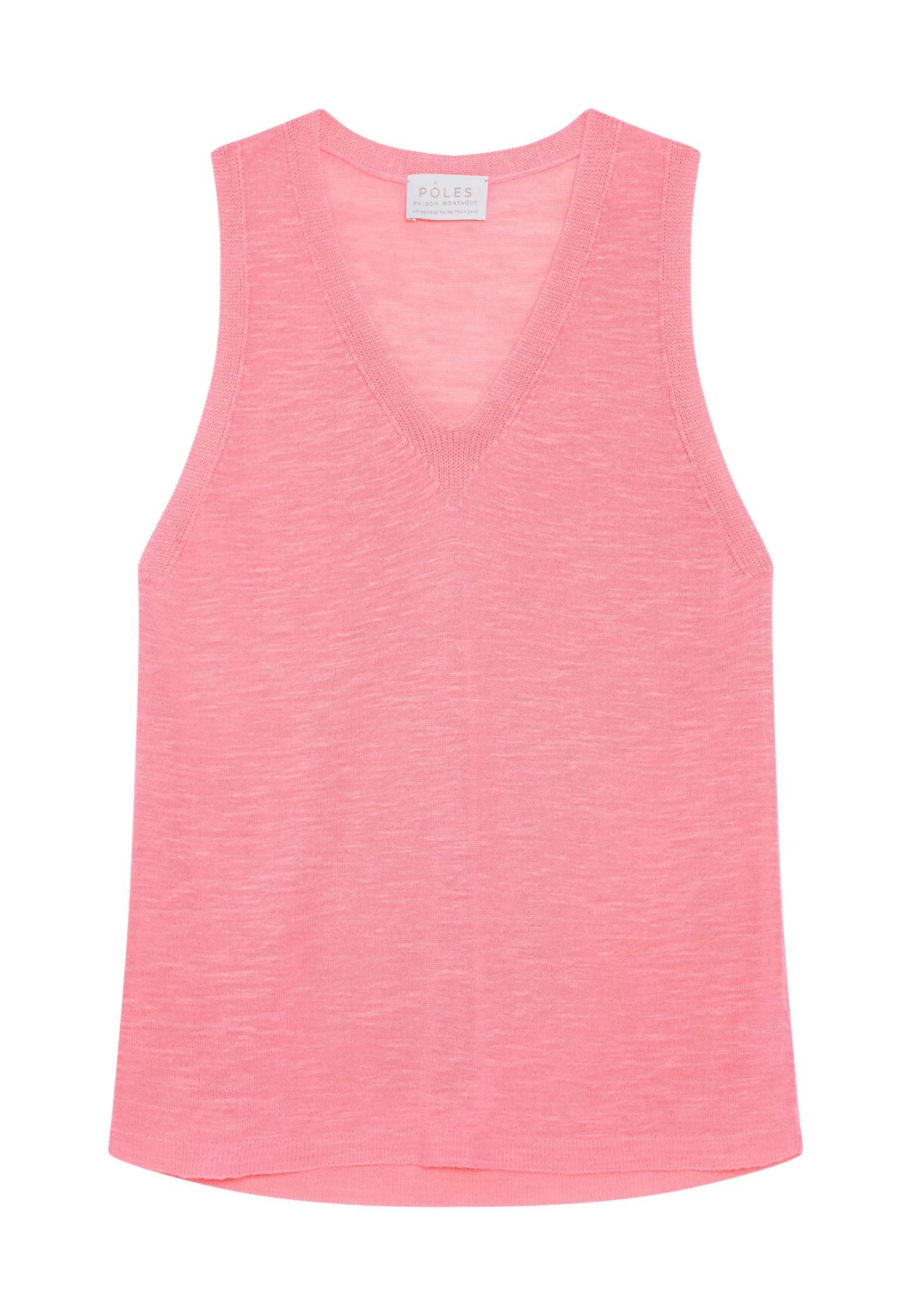 Montagut Slub linen tank top - Tahiti