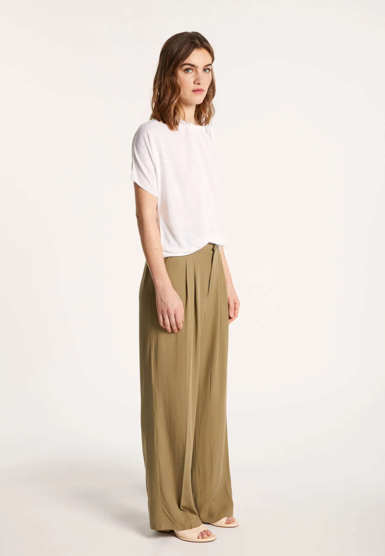Montagut Soft slub linen t-shirt - Lise