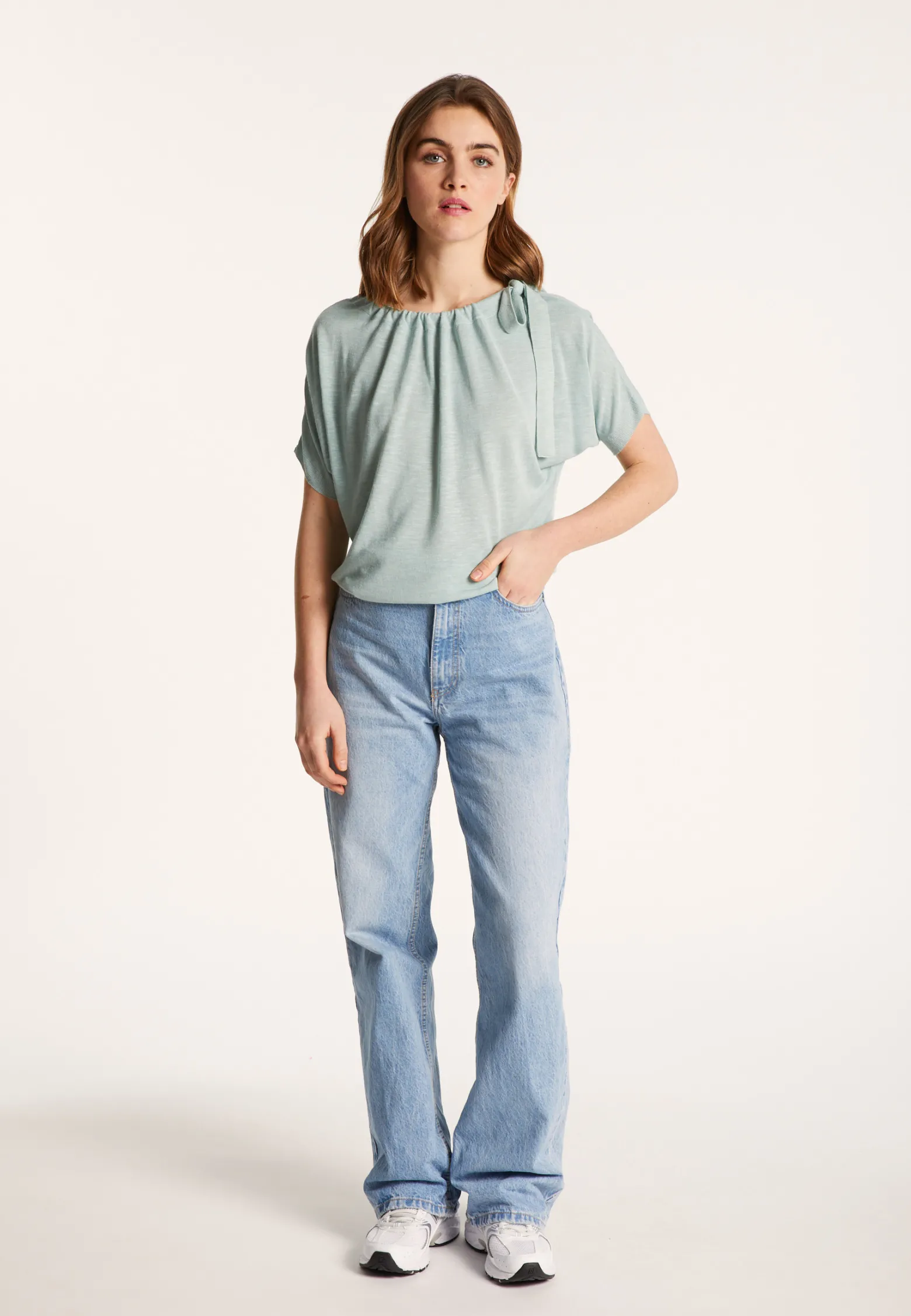 Montagut Soft slub linen t-shirt - Lise