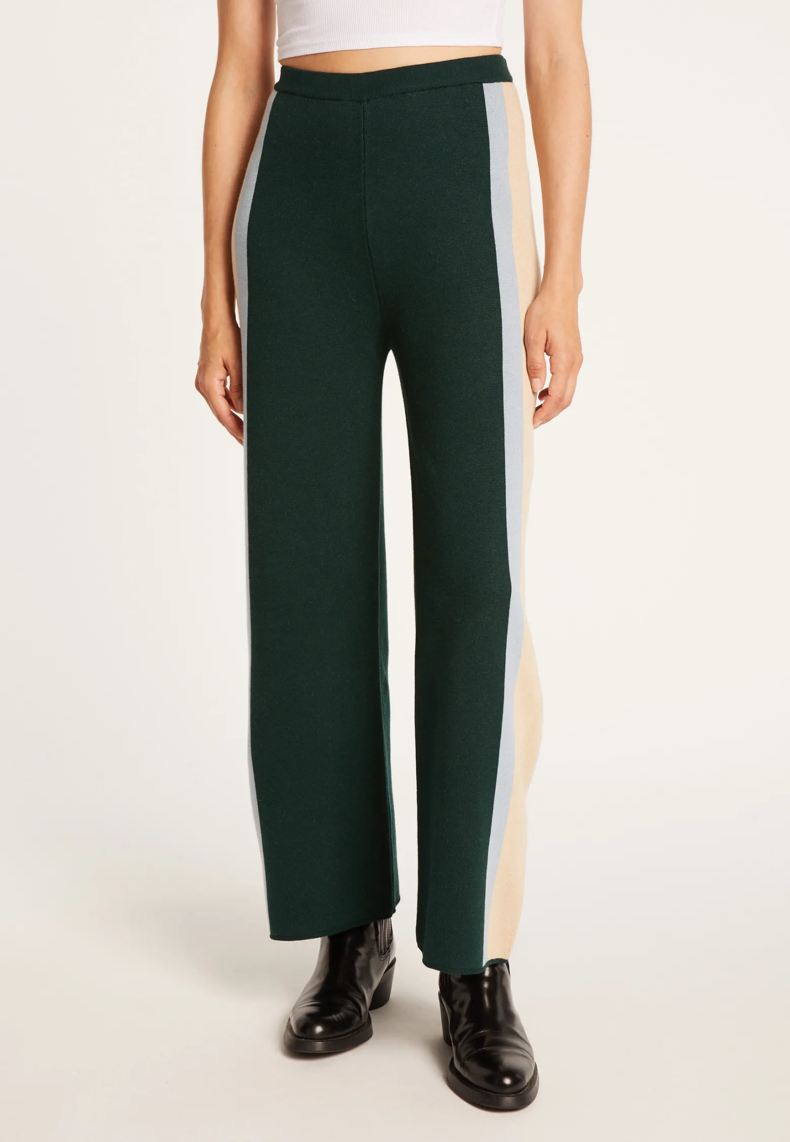 Montagut Sporty trousers in cashmere cotton - Palmyre