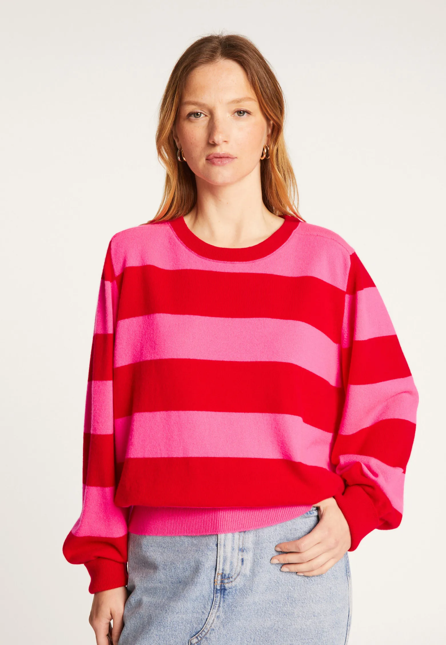 Montagut Striped cashmere sweater - Rosie