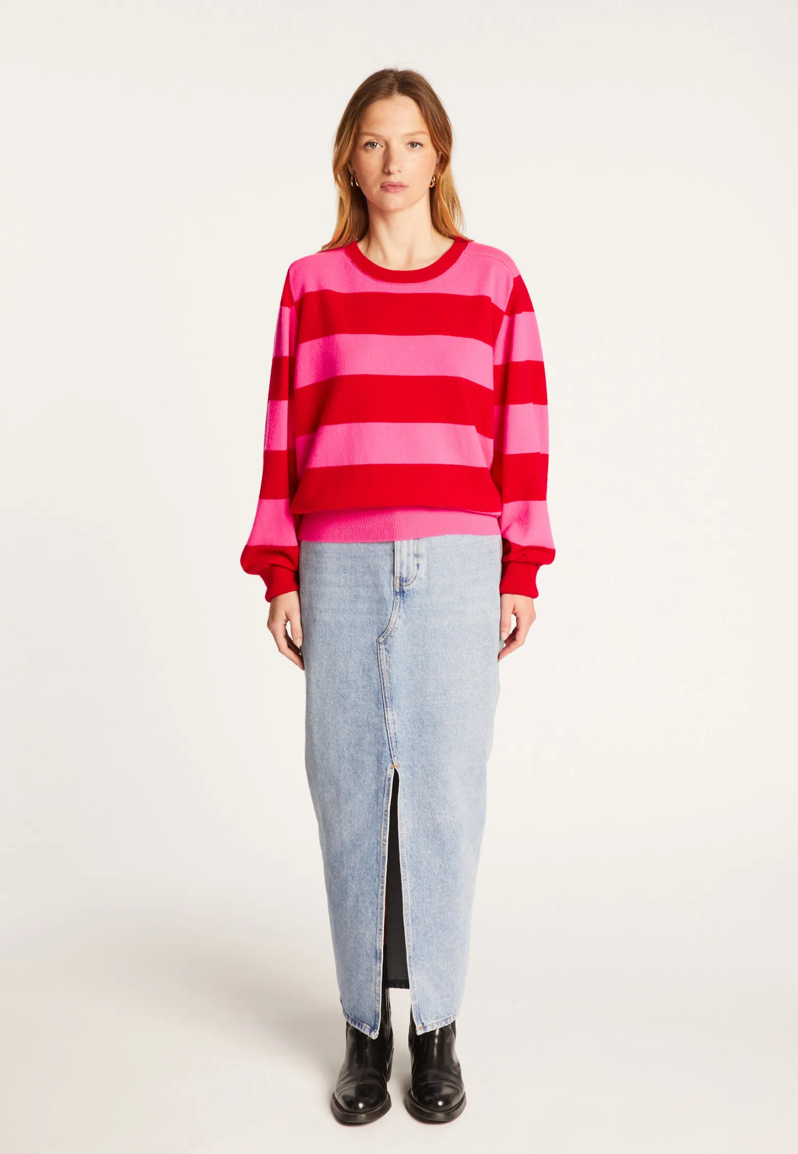 Montagut Striped cashmere sweater - Rosie