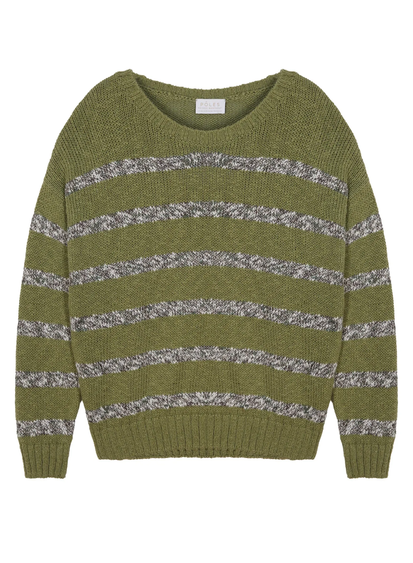 Montagut Striped cotton and linen sweater - Thildie