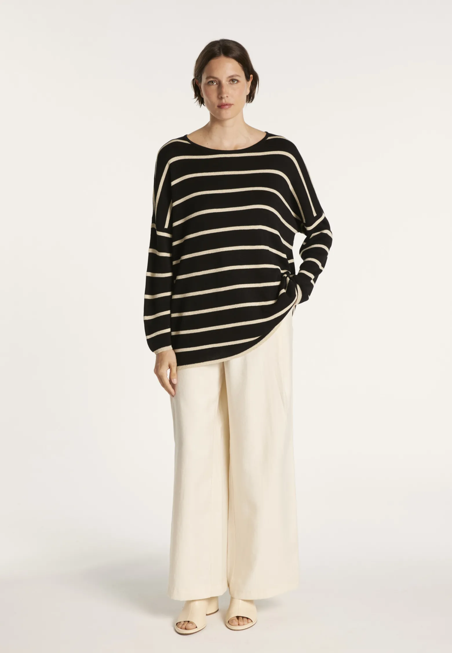 Montagut Striped round-neck jumper - MARIAH