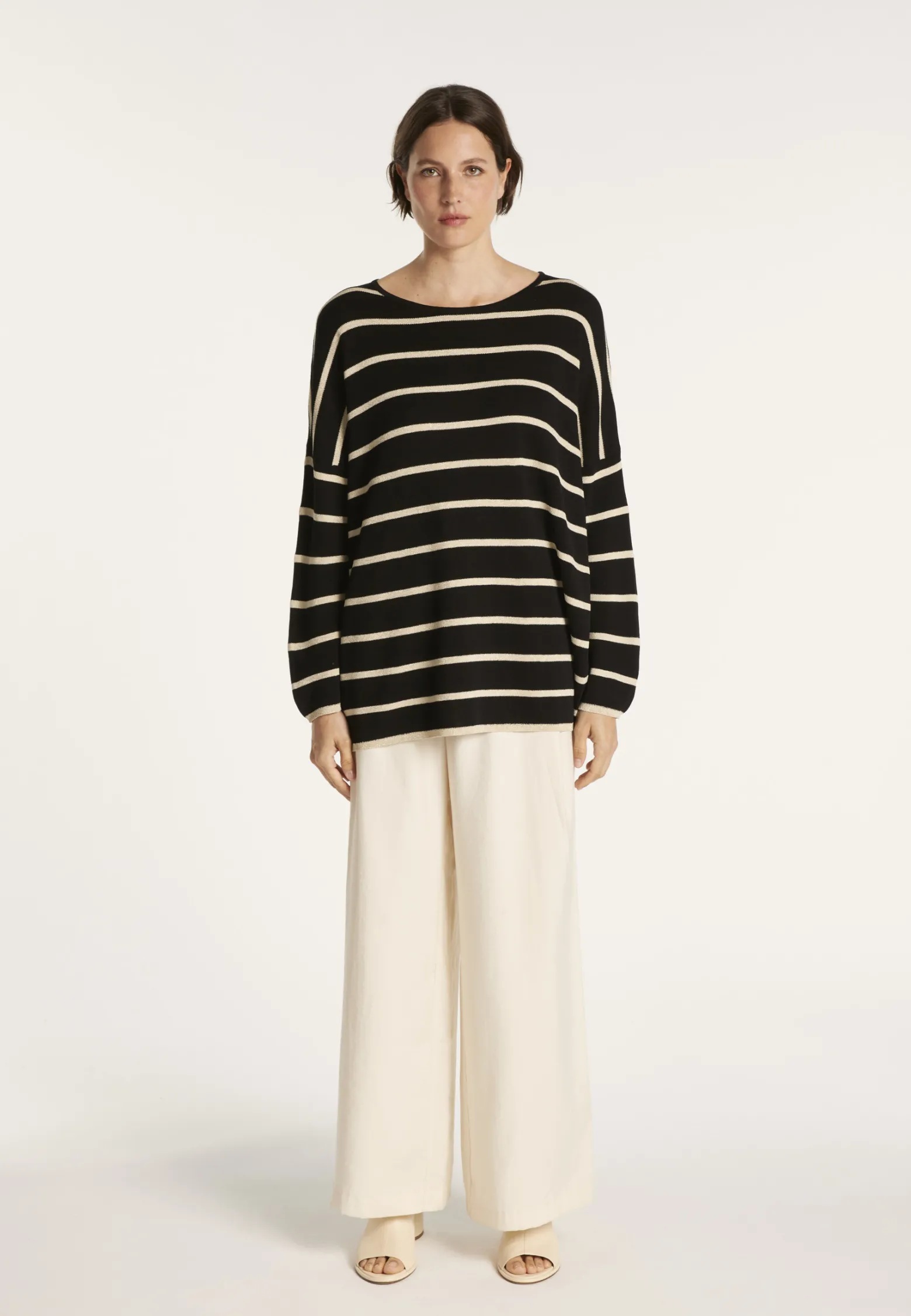 Montagut Striped round-neck jumper - MARIAH