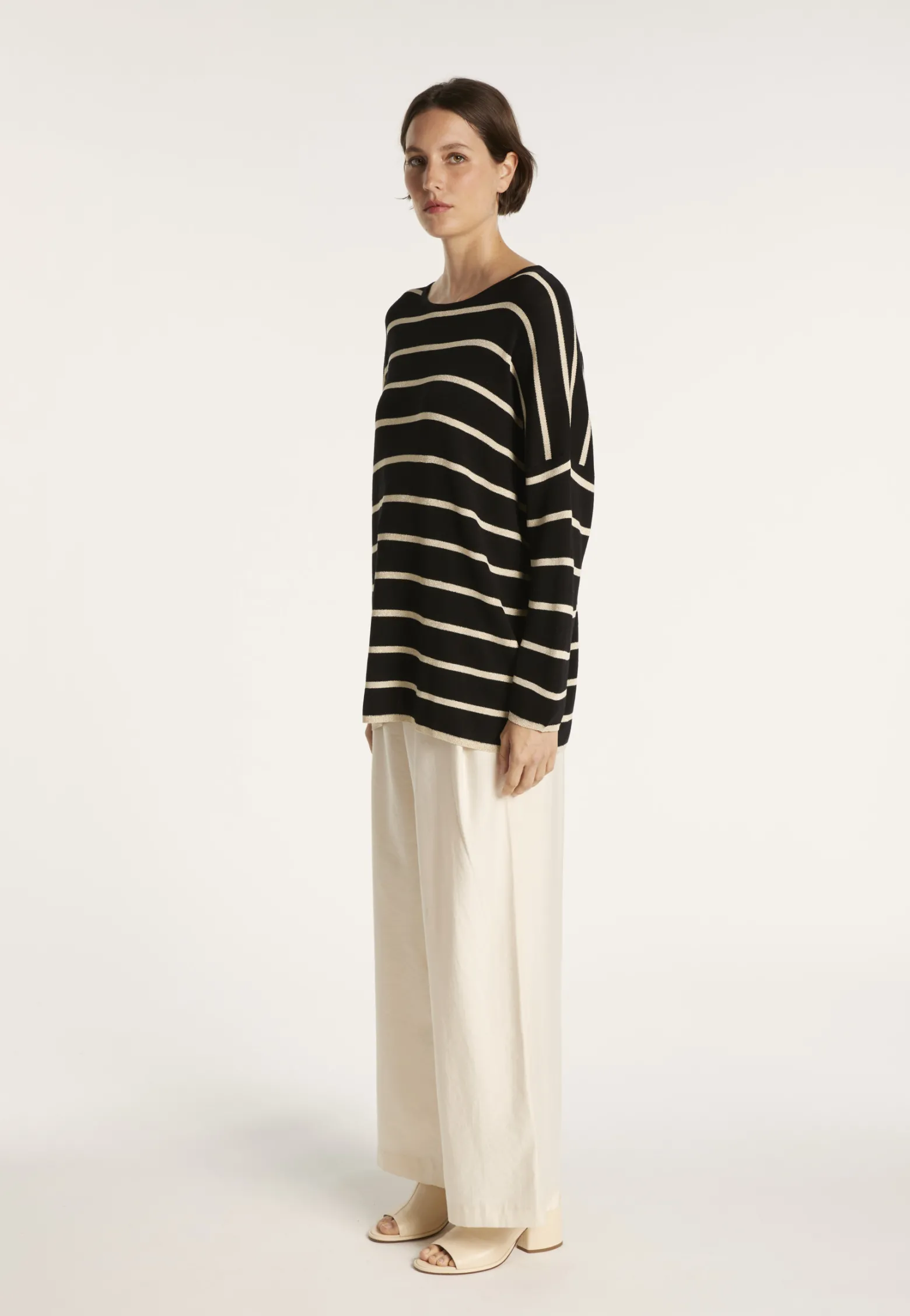 Montagut Striped round-neck jumper - MARIAH