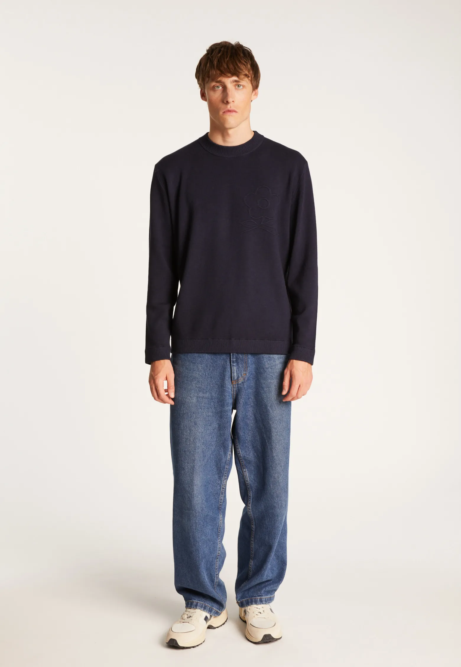 Montagut Technical wool logo sweater - Thimothée