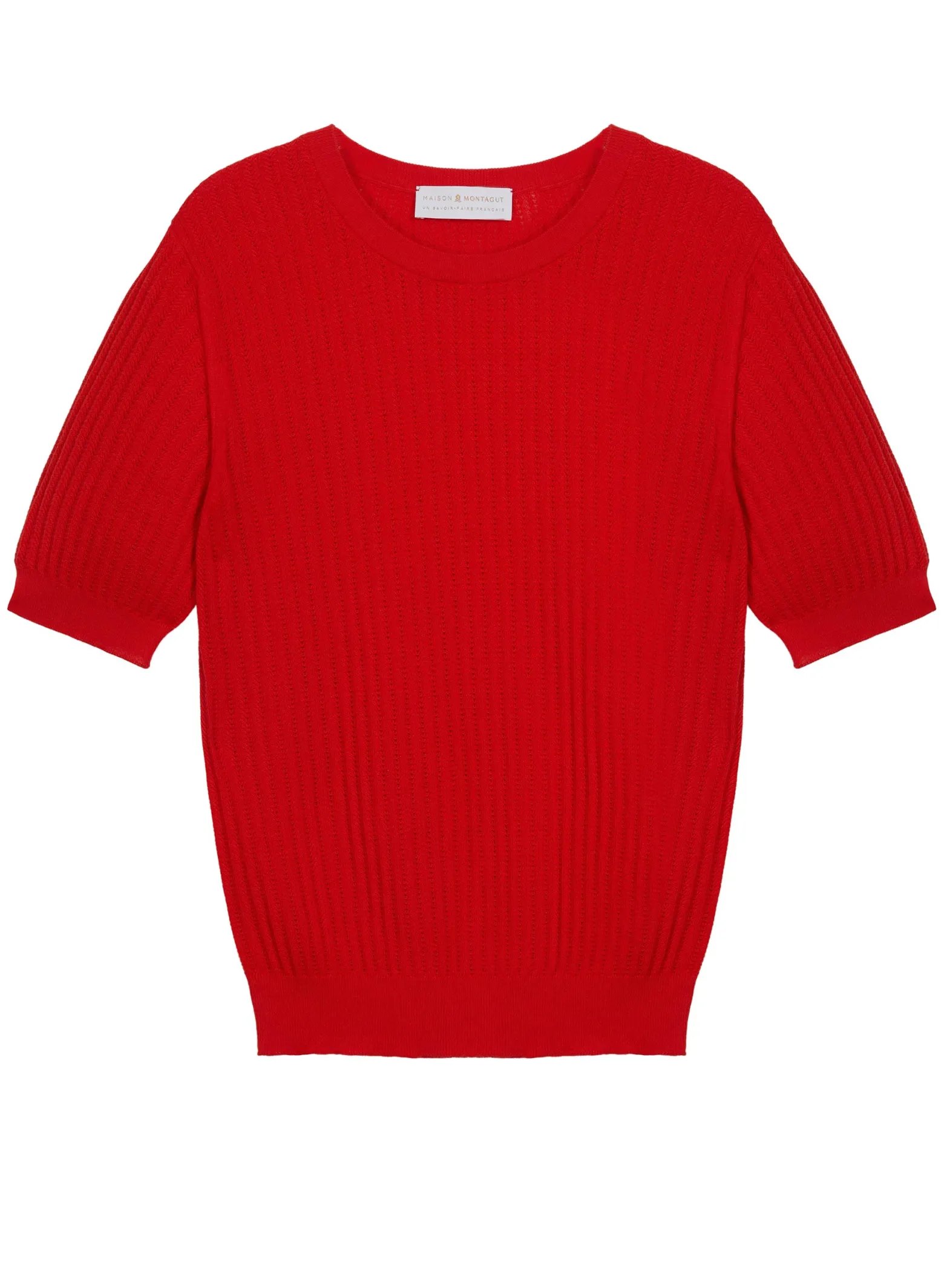 Montagut T-shirt round neck in cotton - Sidonie