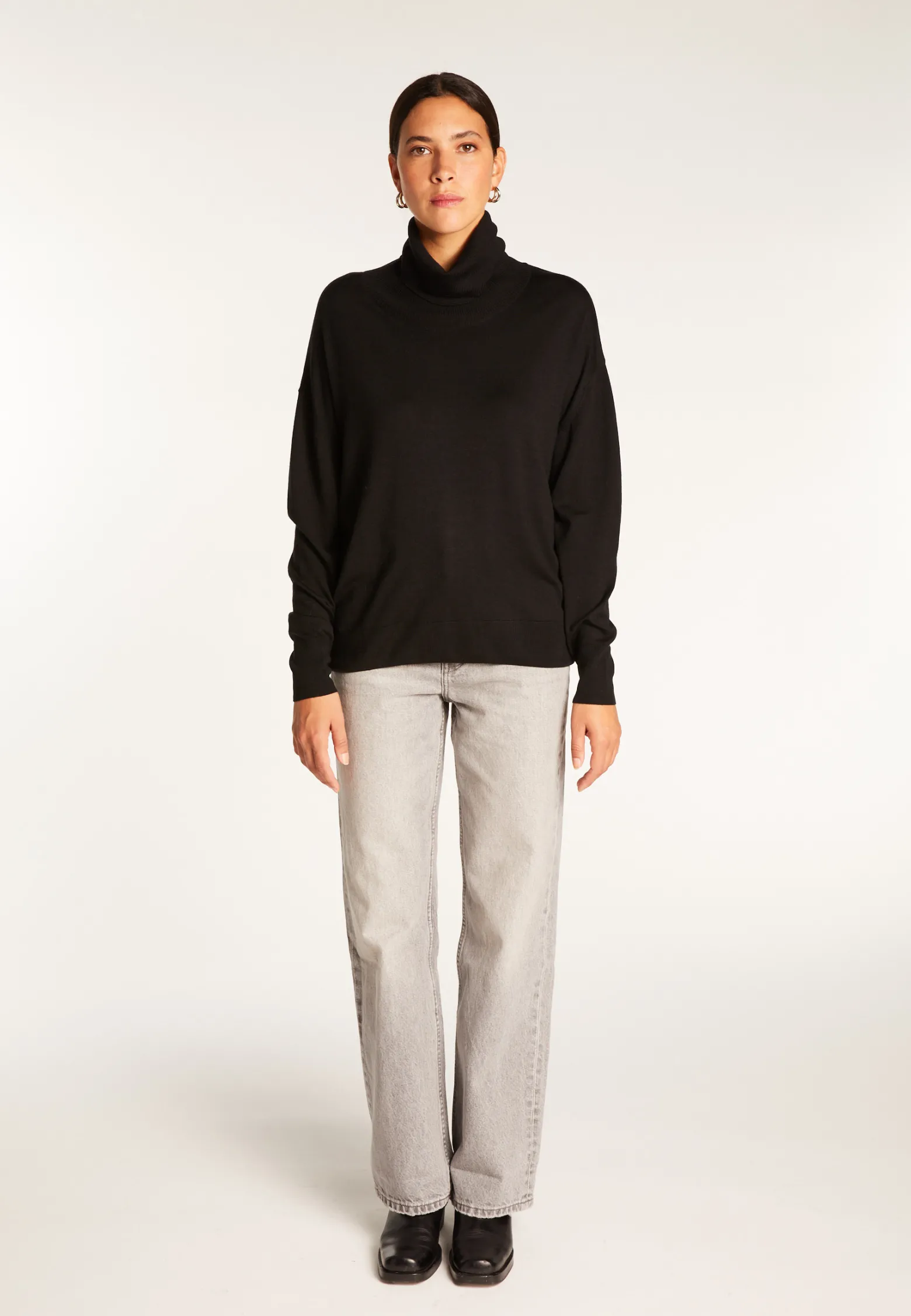 Montagut Turtleneck sweater in merino wool - Alisa