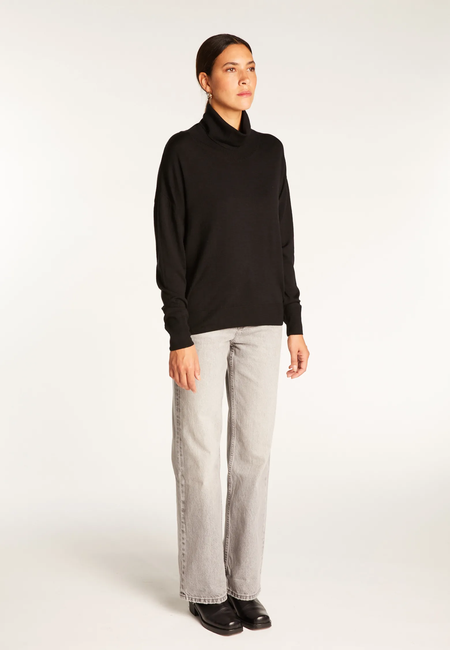 Montagut Turtleneck sweater in merino wool - Alisa