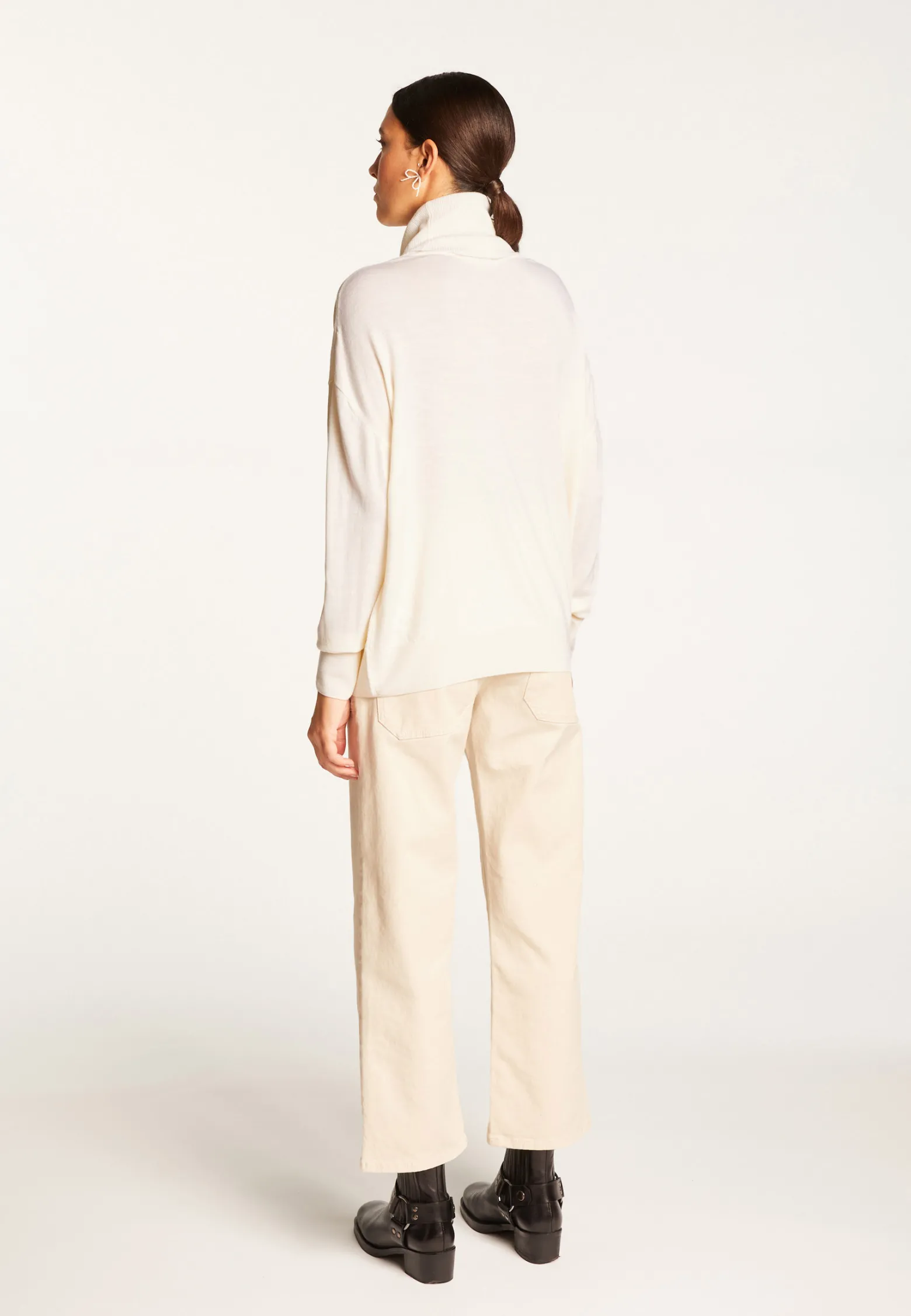 Montagut Turtleneck sweater in merino wool - Alisa