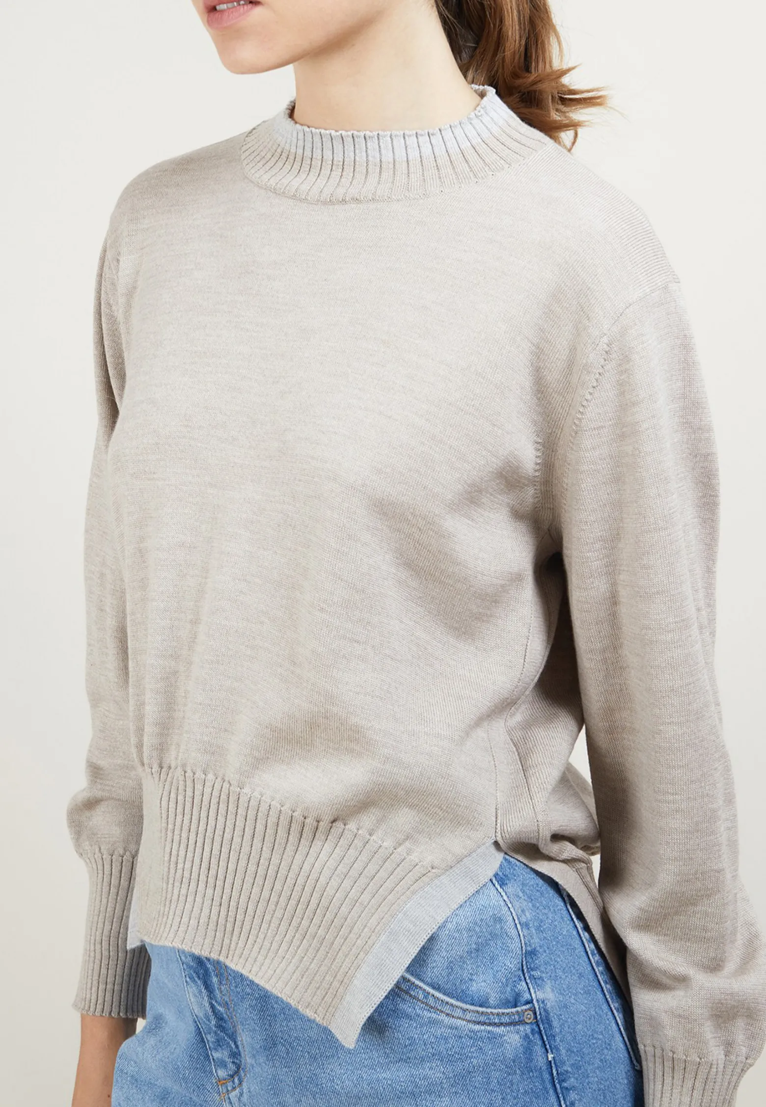 Montagut Two-tone wool sweater - Gimmie