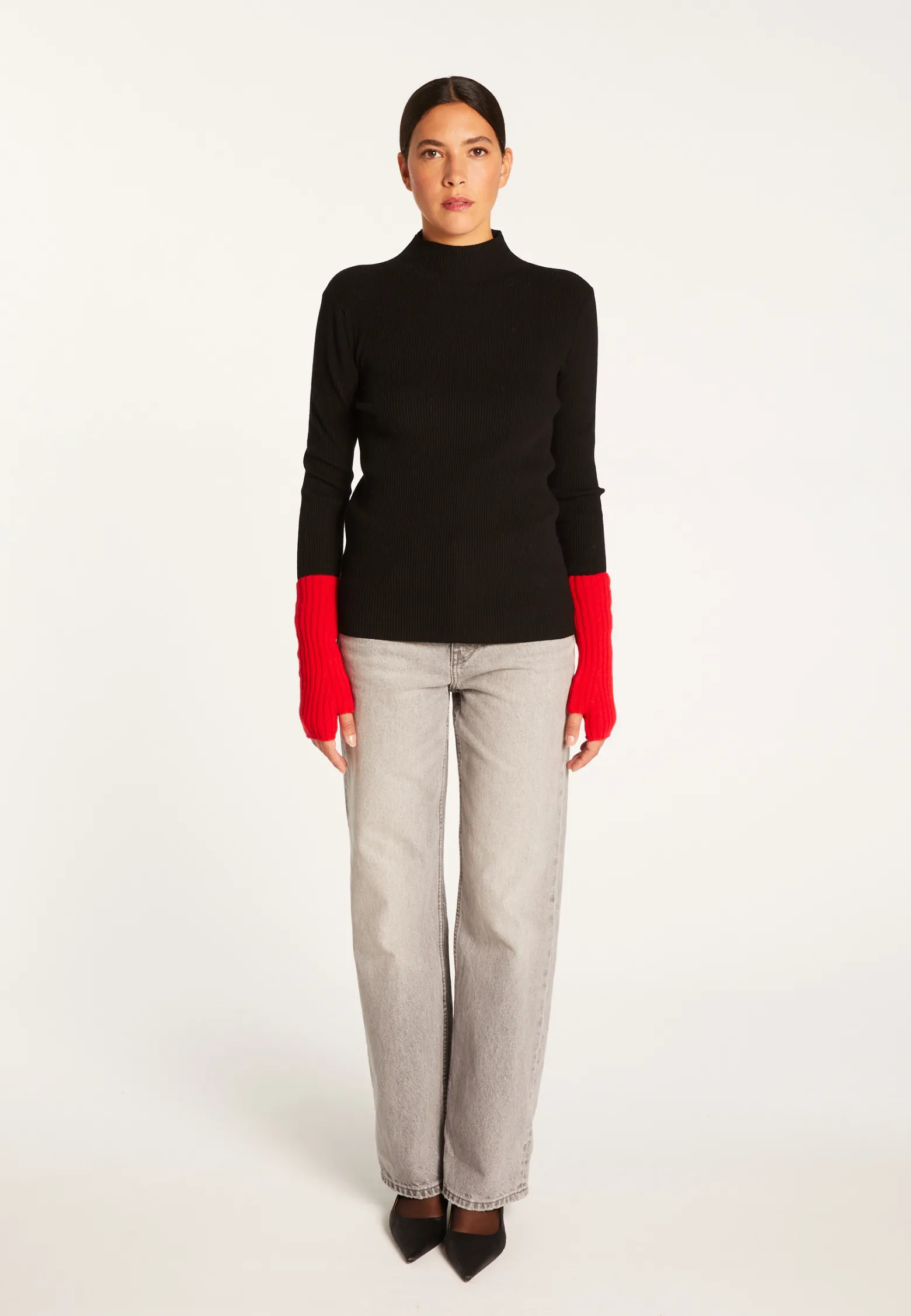 Montagut Unisex Cashmere Mittens - Lena