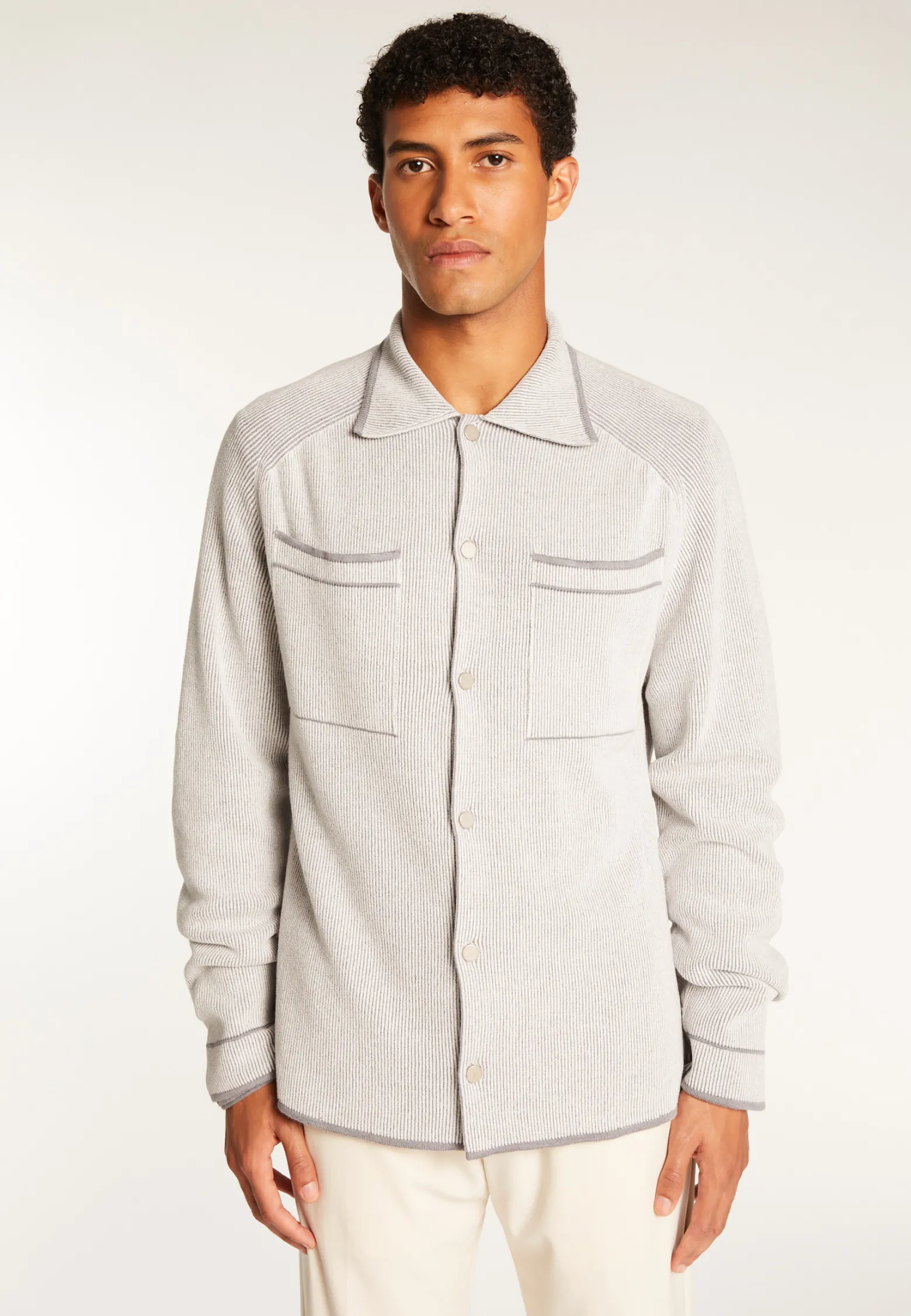 Montagut Unisex velvet wool overshirt - Timeo