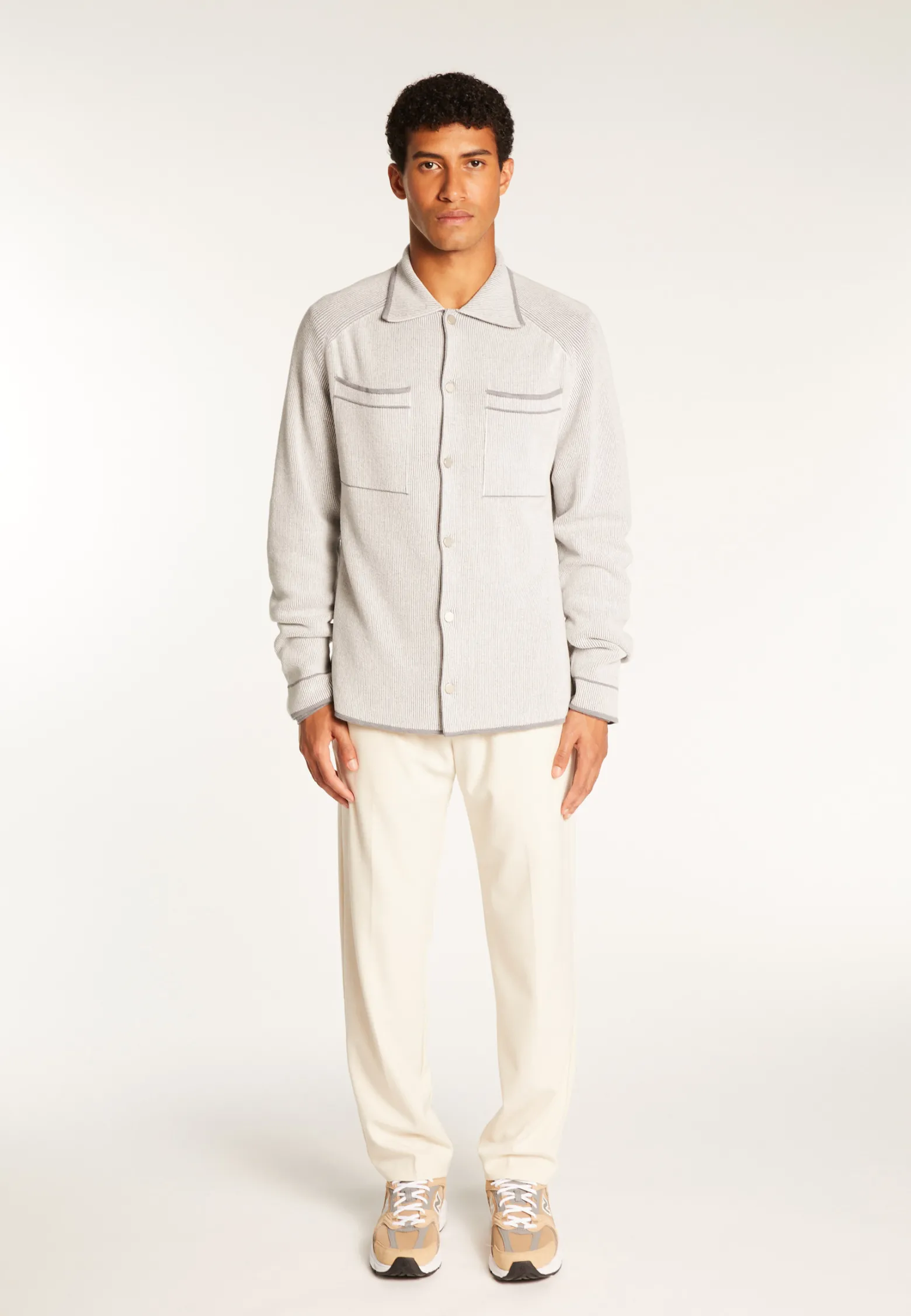 Montagut Unisex velvet wool overshirt - Timeo